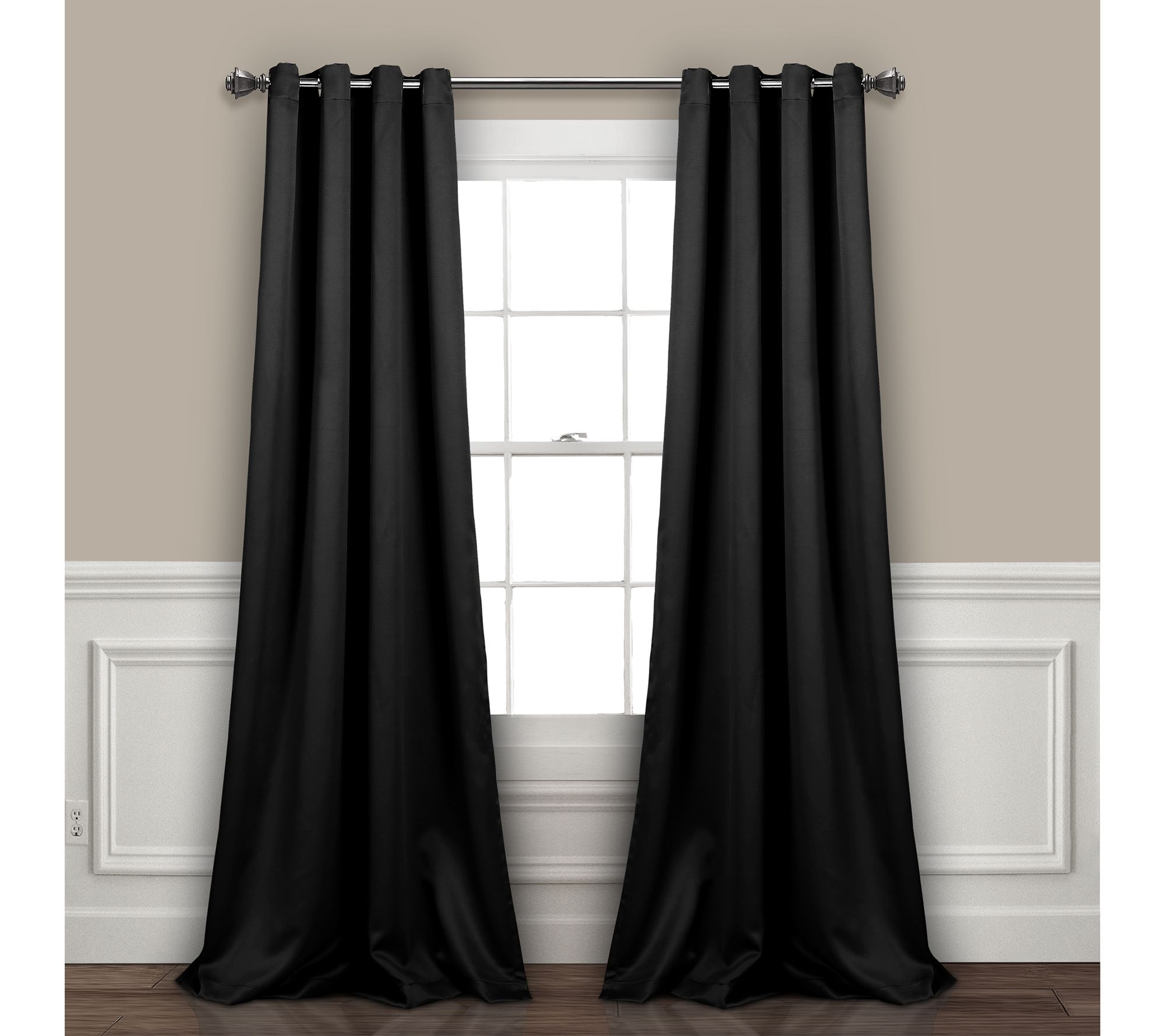 Grommet Blackout 52" x 95" Window Curtains by Lush Decor