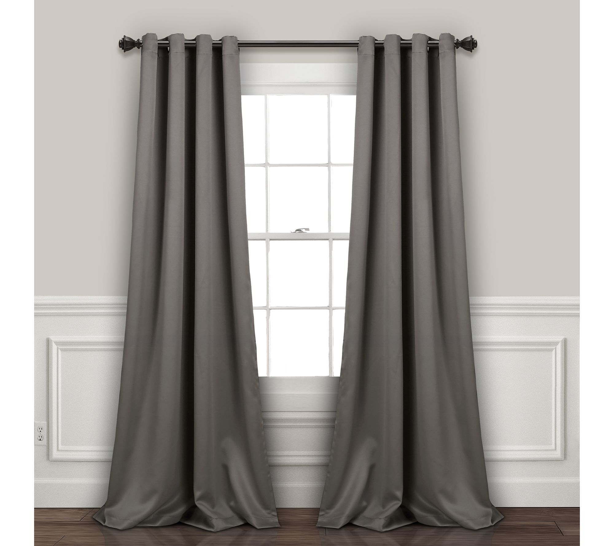 Grommet Blackout 52" x 95" Window Curtains by Lush Decor