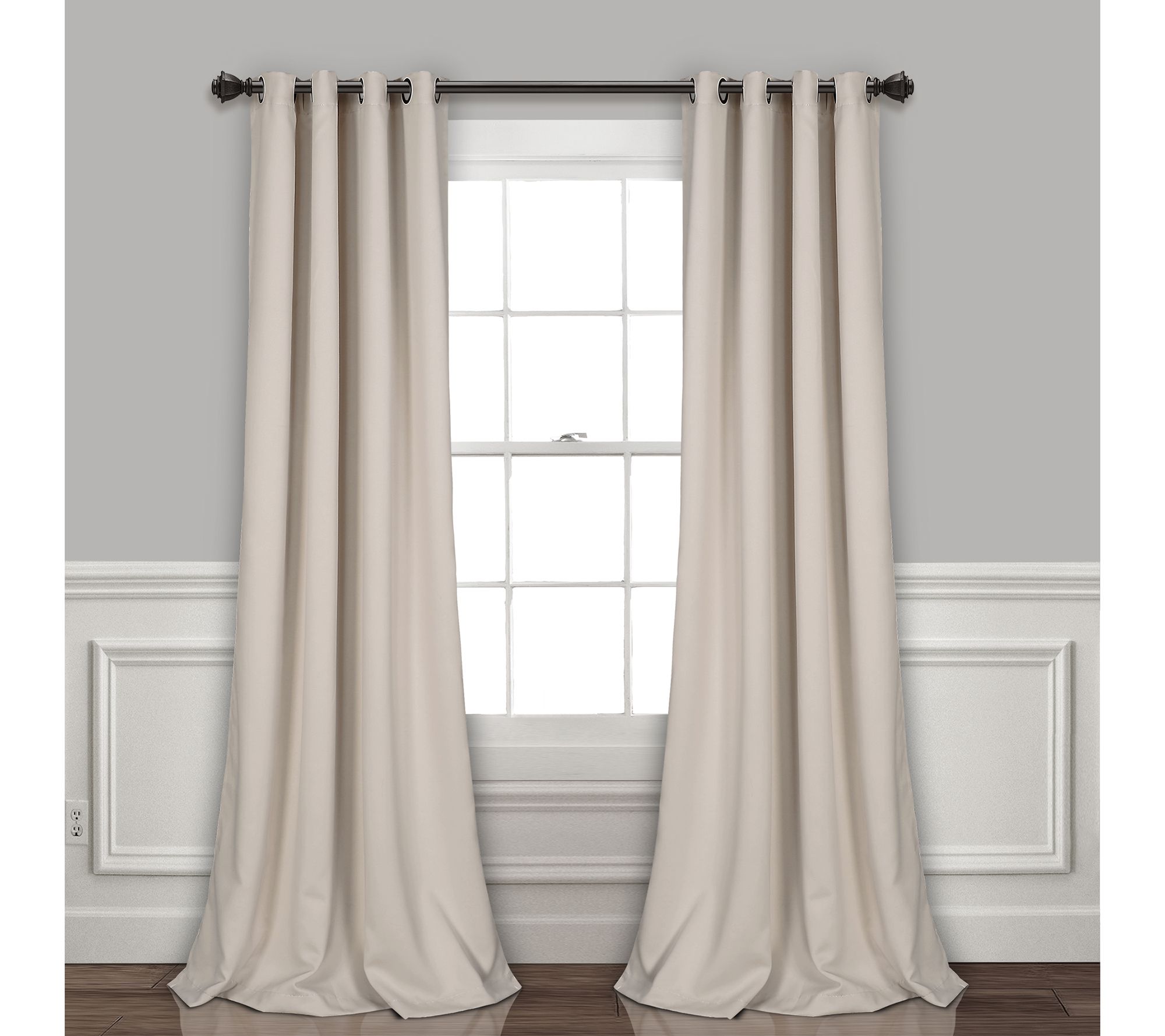 Grommet Blackout 52" x 95" Window Curtains by Lush Decor
