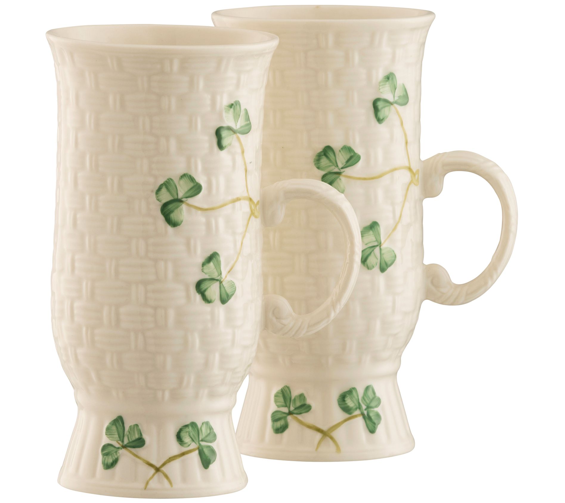 Traditional Irish Coffee Glass Coffee Mugs Pedestal Design 8 oz