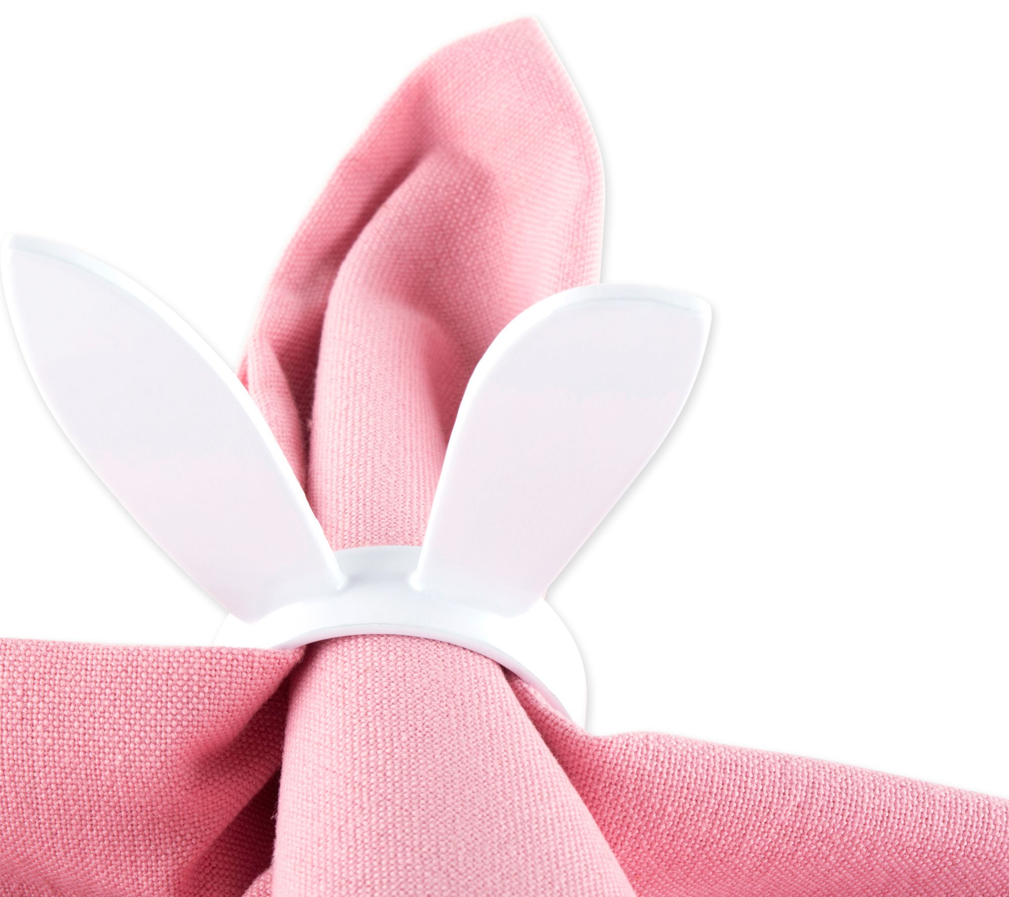 Design Imports Set of 6 Bunny Ears Napkin Rings