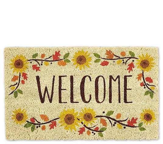 Home Sweet Home Mat DII Natural Coir Doormat 18x30 Our Happy Place 