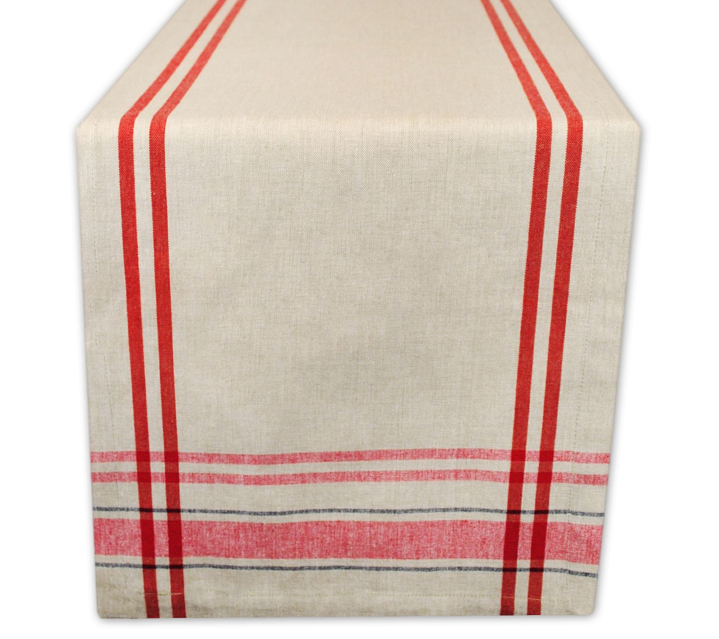 Design Imports French Stripe Table Runner 14" x108"