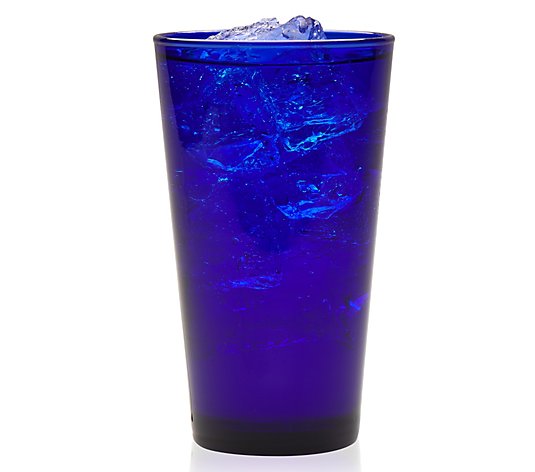 Libbey Cobalt Flare Set of 8 Cooler Glasses