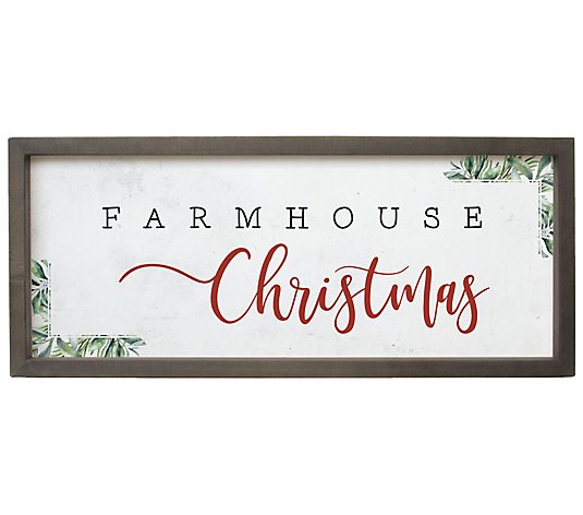 Farmhouse Christmas Framed Wall Art