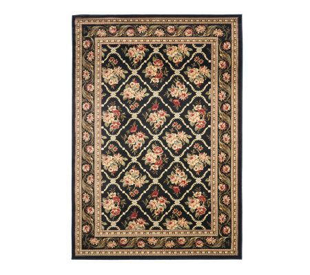 Lyndhurst Floral Lattice Power Loomed 3'3" x 5'3" Rug