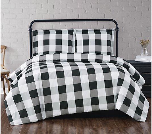 Truly Soft Buffalo Plaid Twin XL Comforter Set