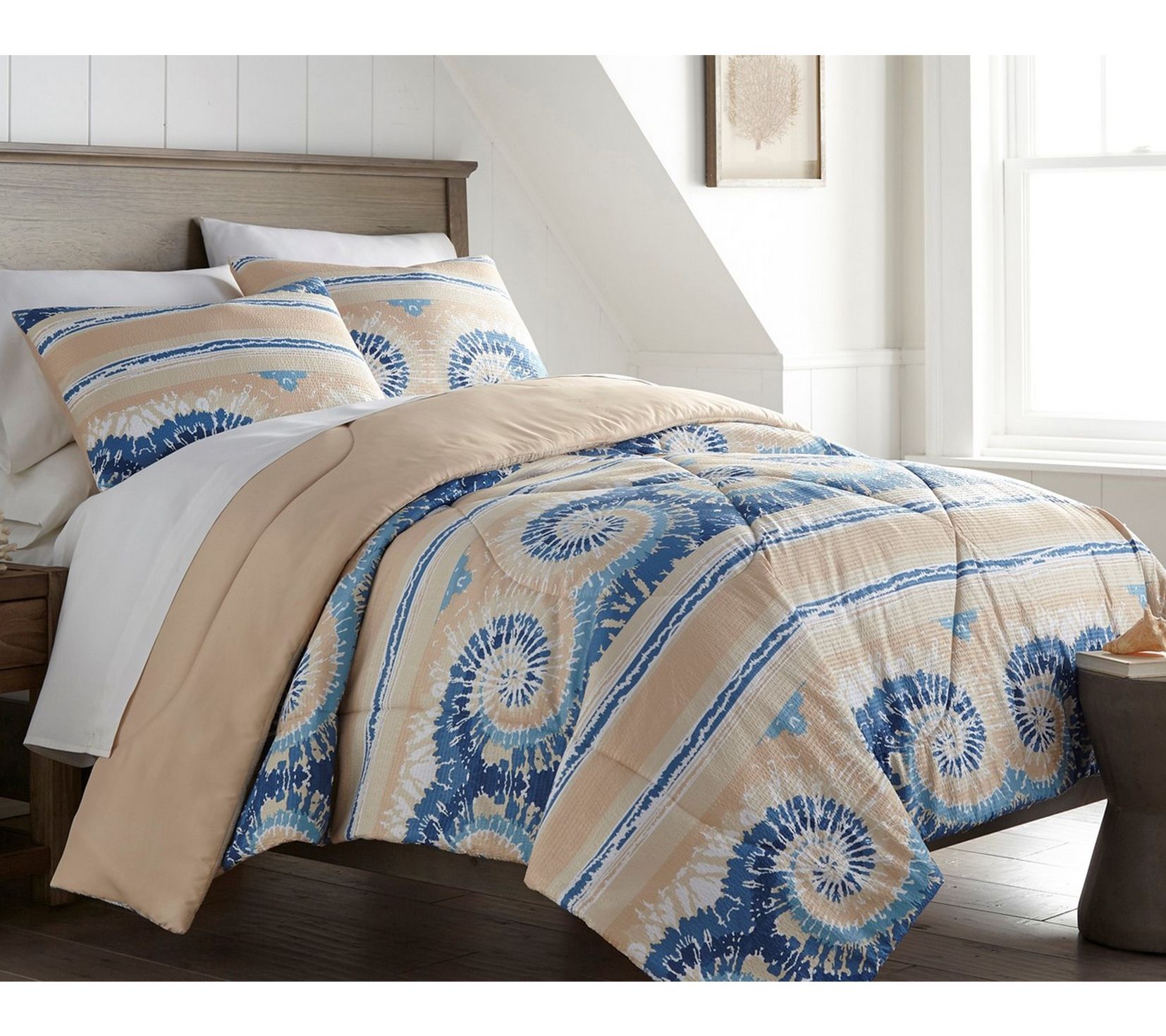 Shavel Home Products Full/Queen Seersucker Comforter Set