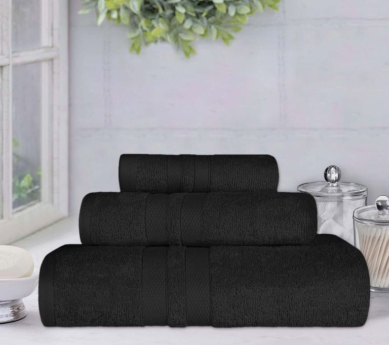 Superior Ultra-Soft Cotton Highly Absorbent 3-Piece Towel Set