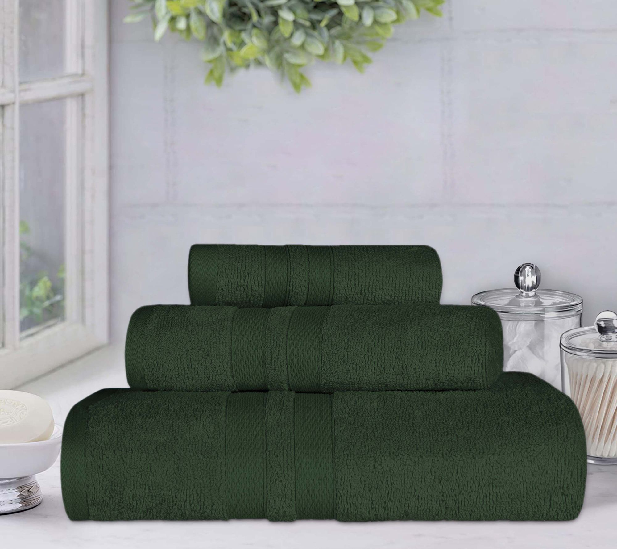 Superior Ultra-Soft Cotton Highly Absorbent 3-Piece Towel Set