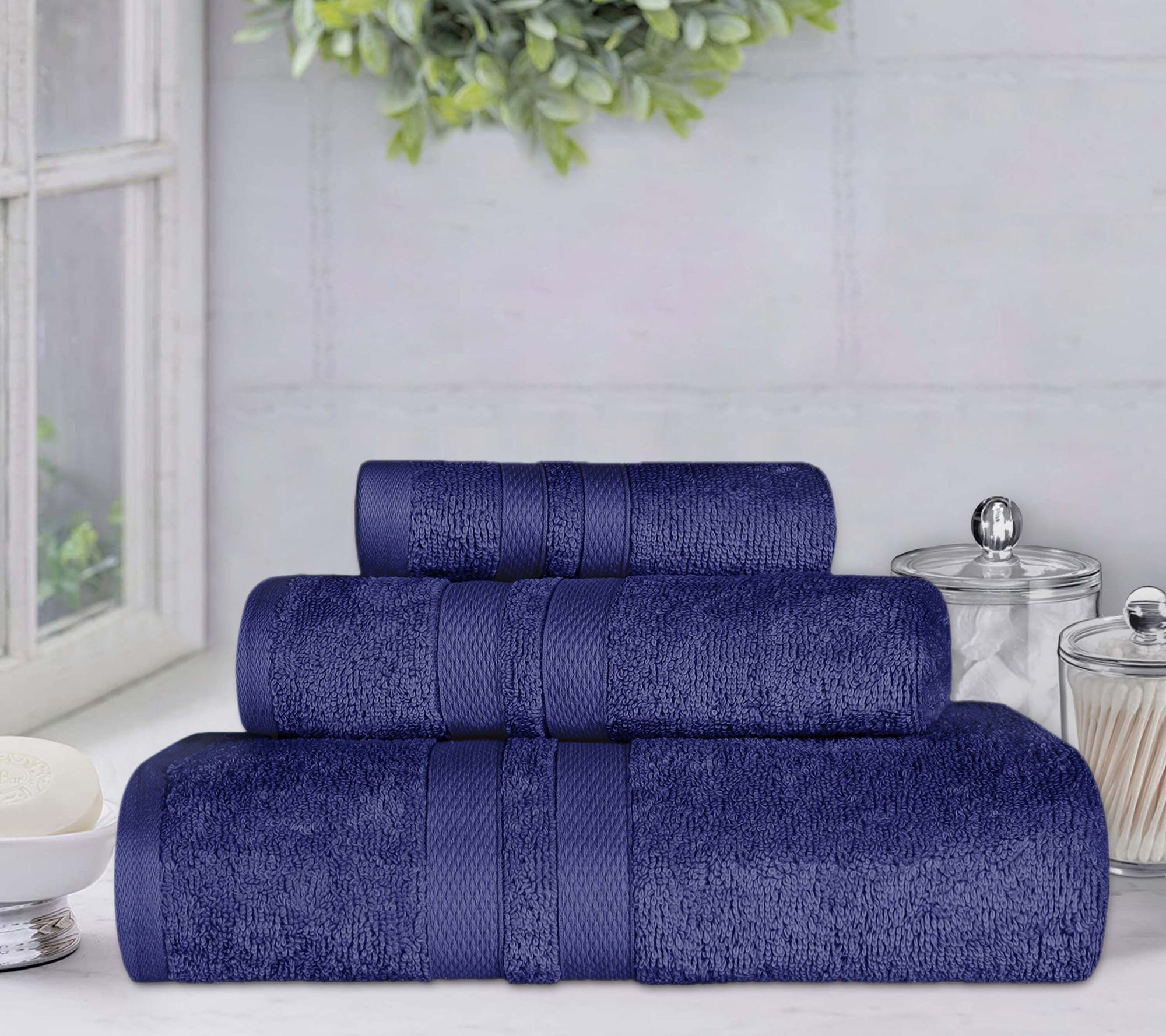 Superior Ultra-Soft Cotton Highly Absorbent 3-Piece Towel Set