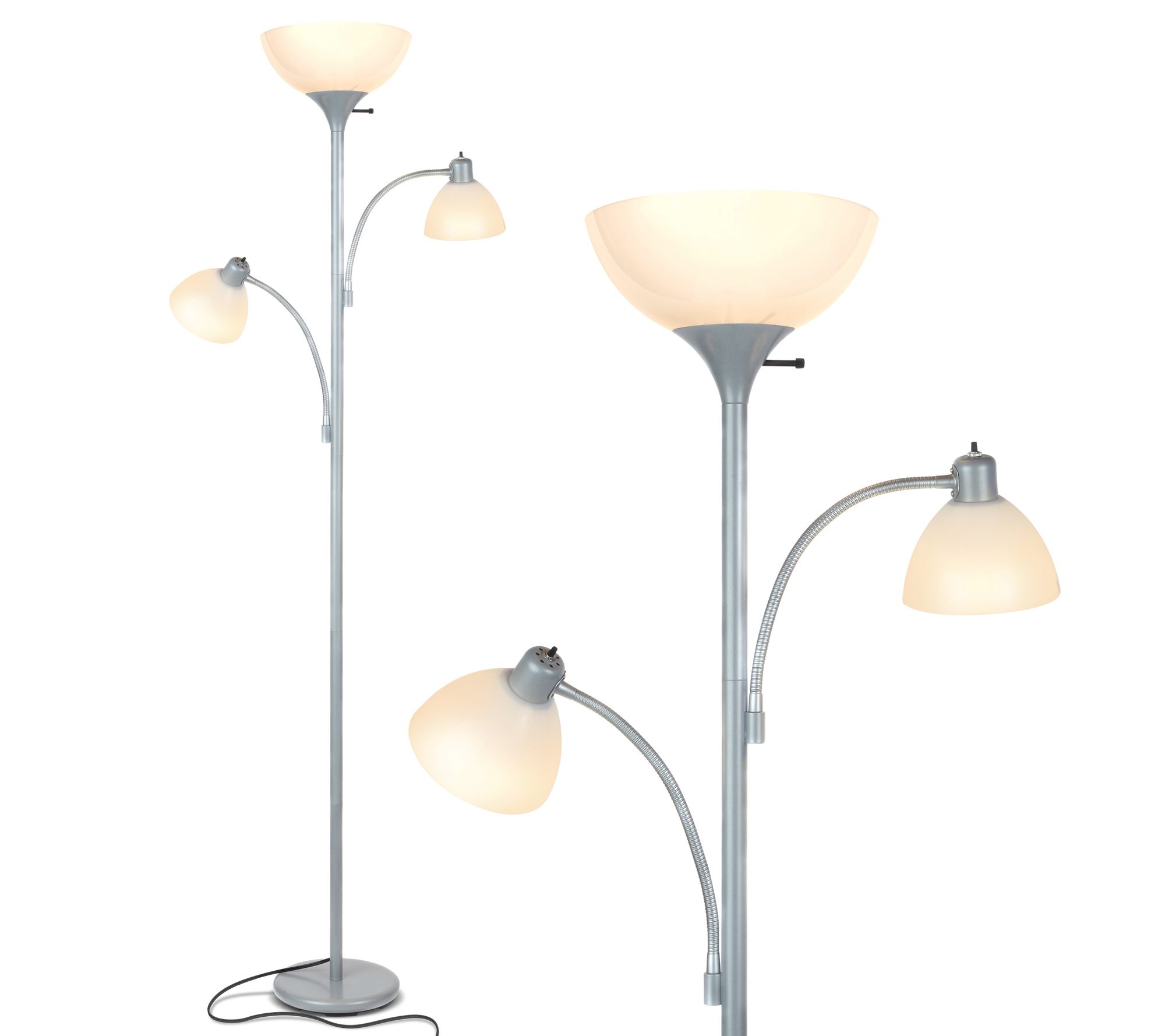 Brightech Sky Dome Double 72"H Antiqued Brass LD Torchiere