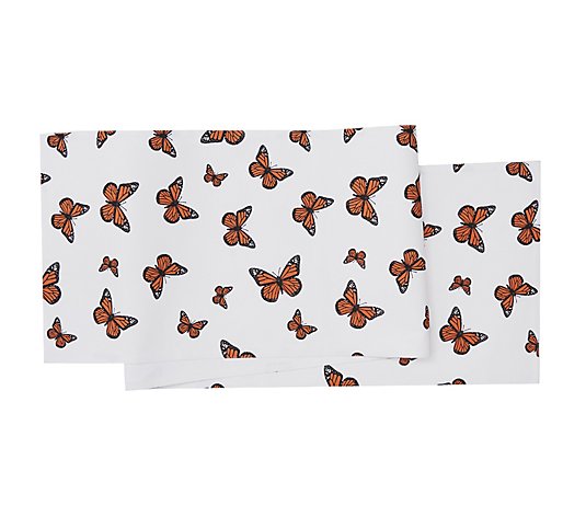 Monarch Butterfly Table Runner by Valerie