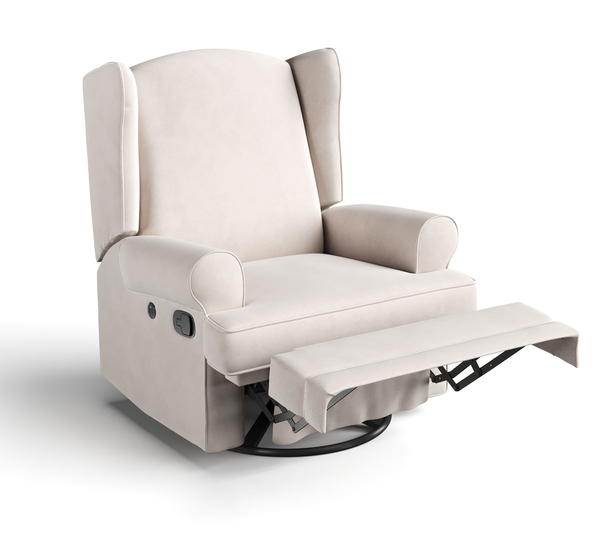 Storkcraft Serenity Wingback Upholstered Reclining Recliner