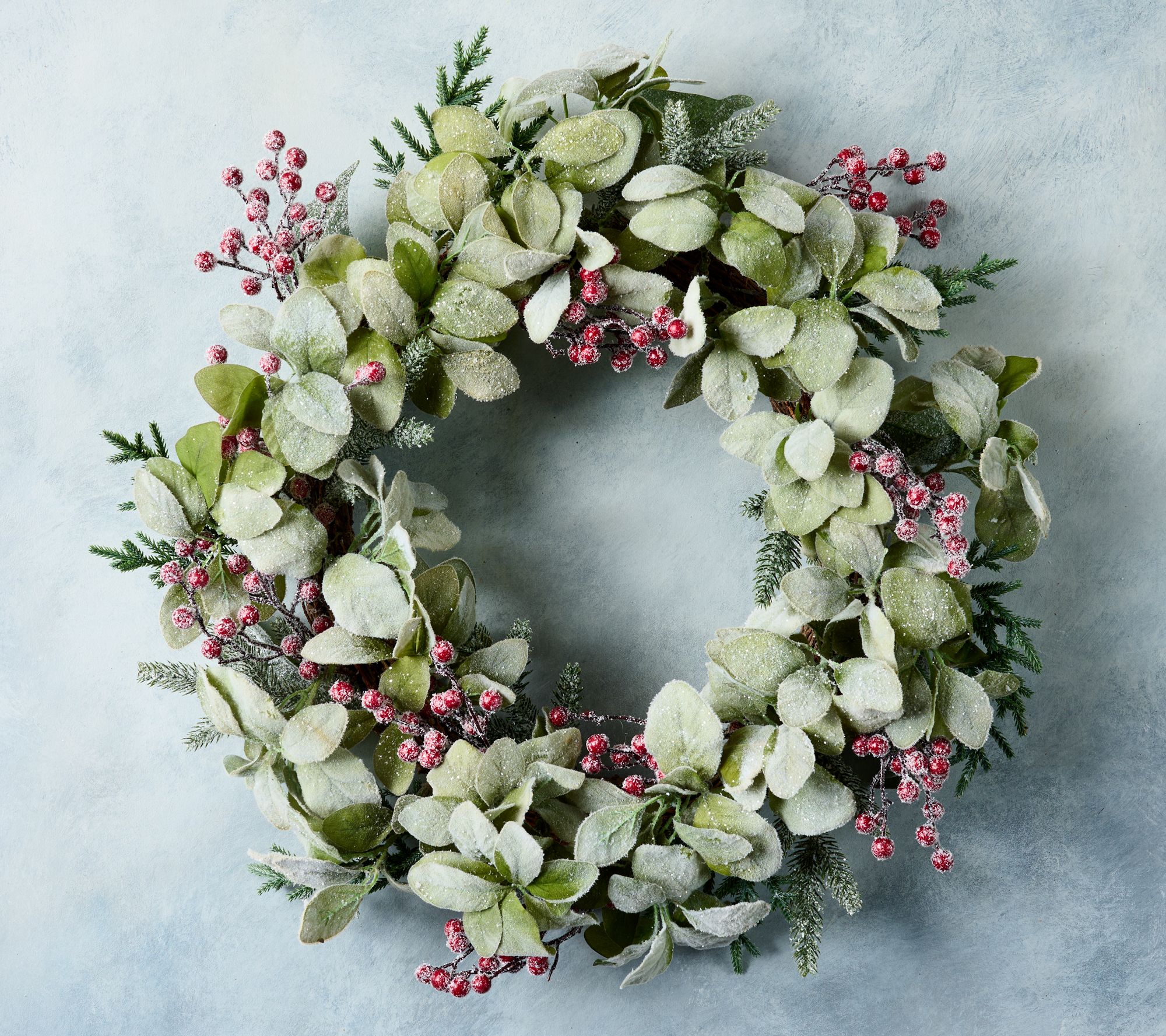 Bel Aire Blue and White Wreath