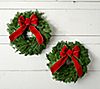 Del. Week 12/18 S/2 Fresh Balsam Mini Wreaths by Valerie, 1 of 4