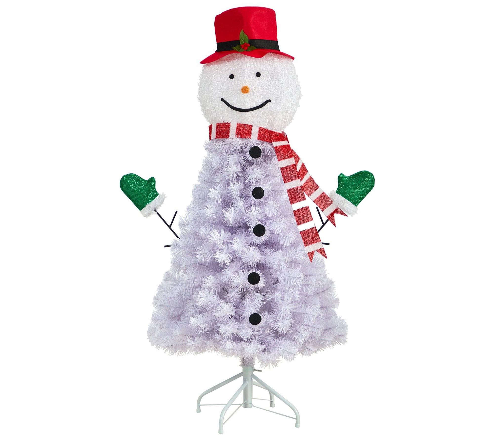 nearly-natural-4-ft-snowman-christmas-tree-w-234-branches-qvc