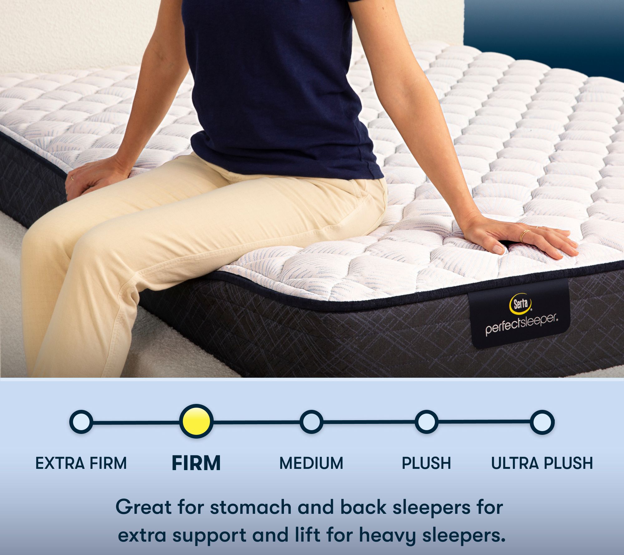 Serta Perfect Sleeper Adoring Night Firm Mattress King 1826