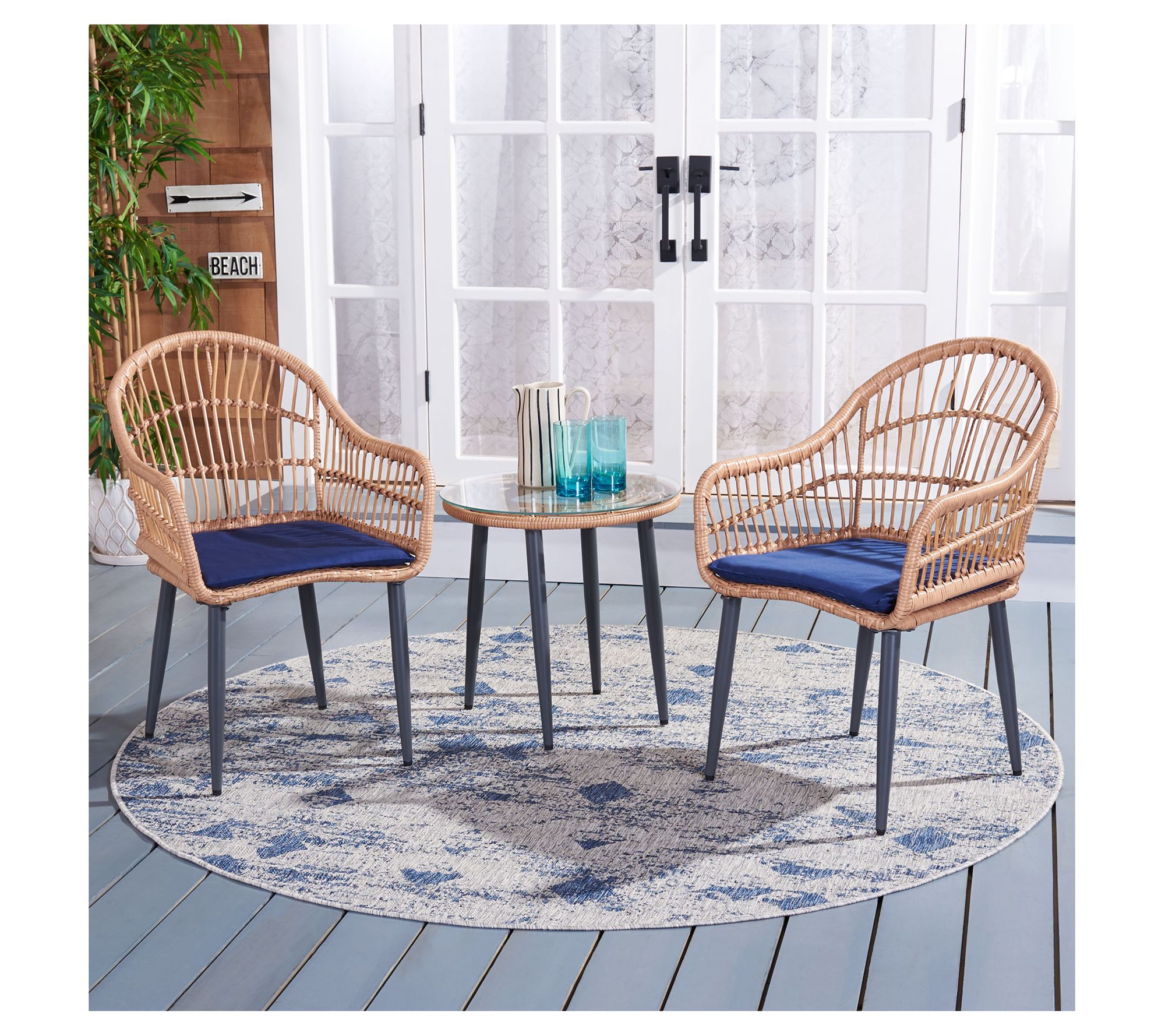 Safavieh Berlen 3 Piece Lounger Set