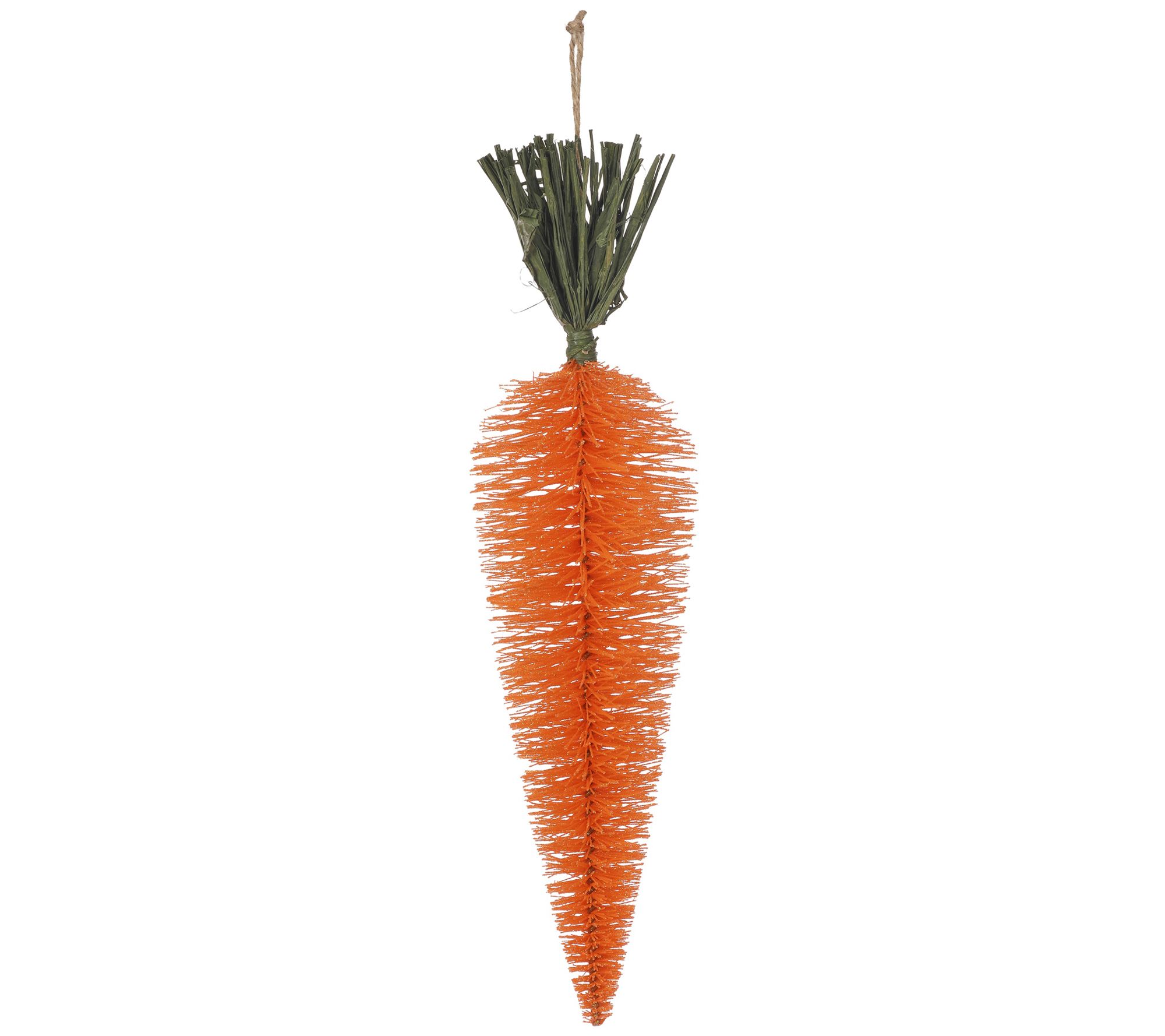 Glitter Bristle Carrot 18" By Valerie