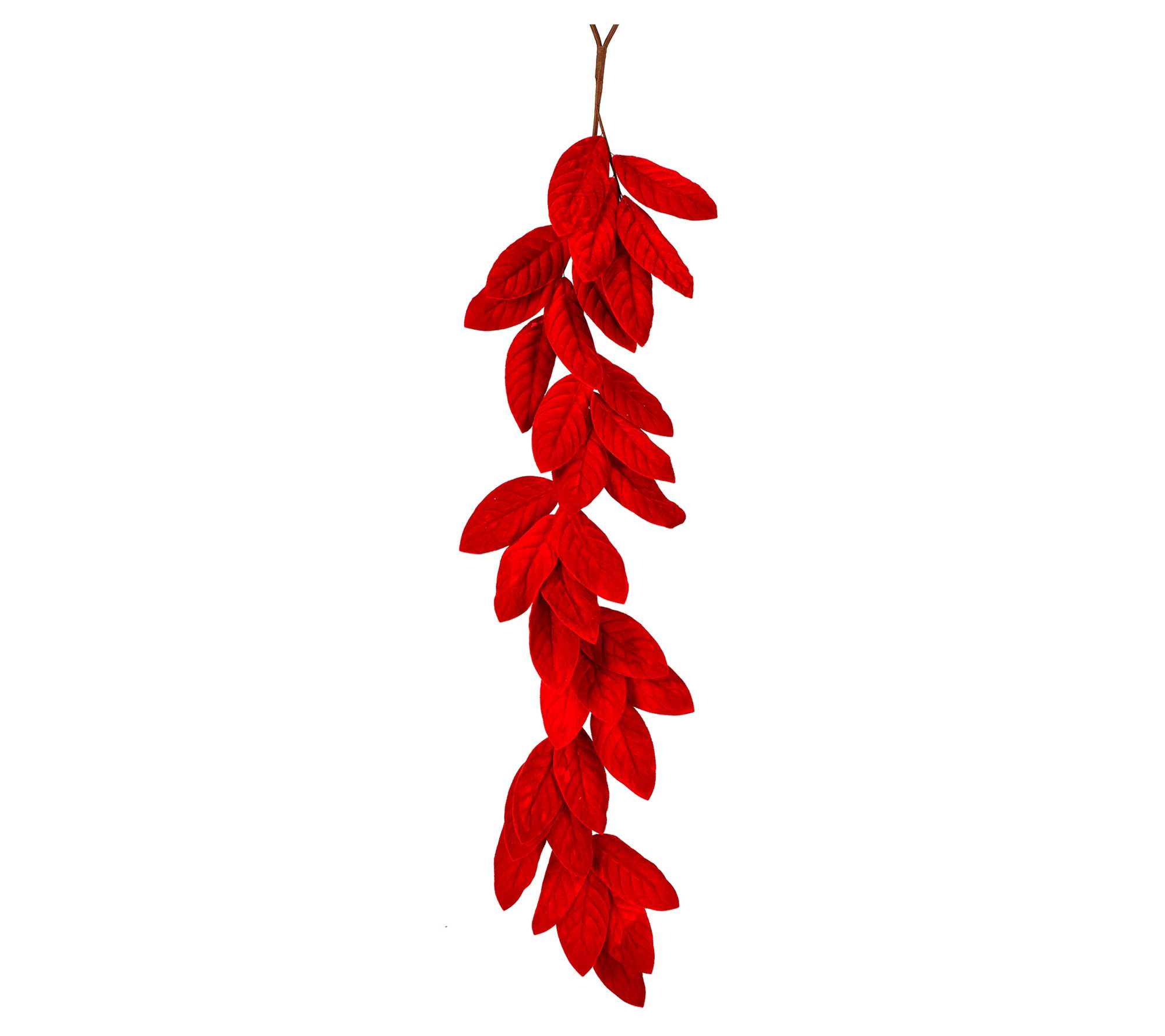 48" Deluxe Velvet Magnolia Leaf Garland by Valerie