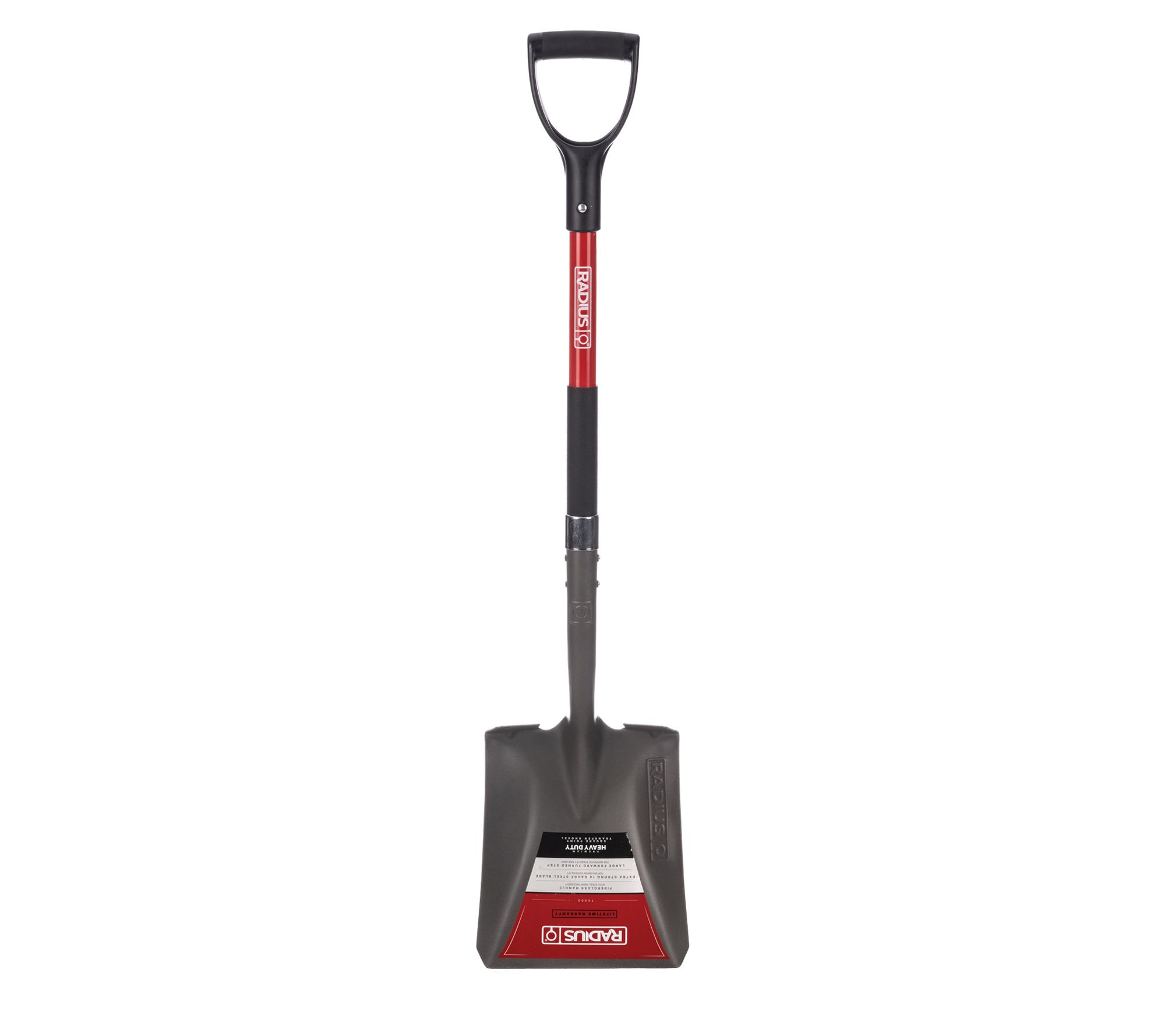 Radius 41" D-Handle Square-Point Shovel w/ Fibe glass Handle