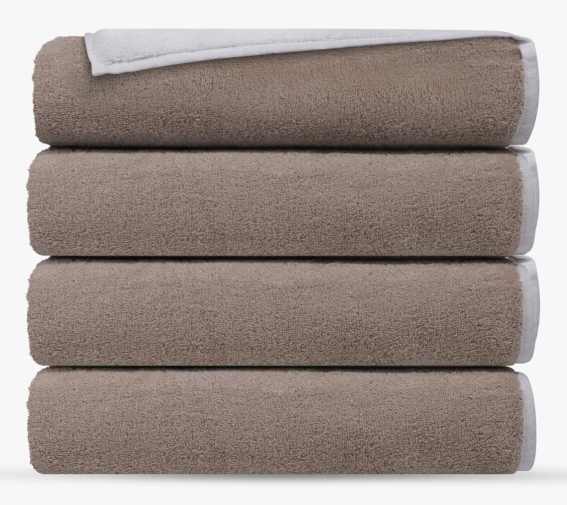 Depera Home Double Face 4 pcs Turkish Wash Towels Set