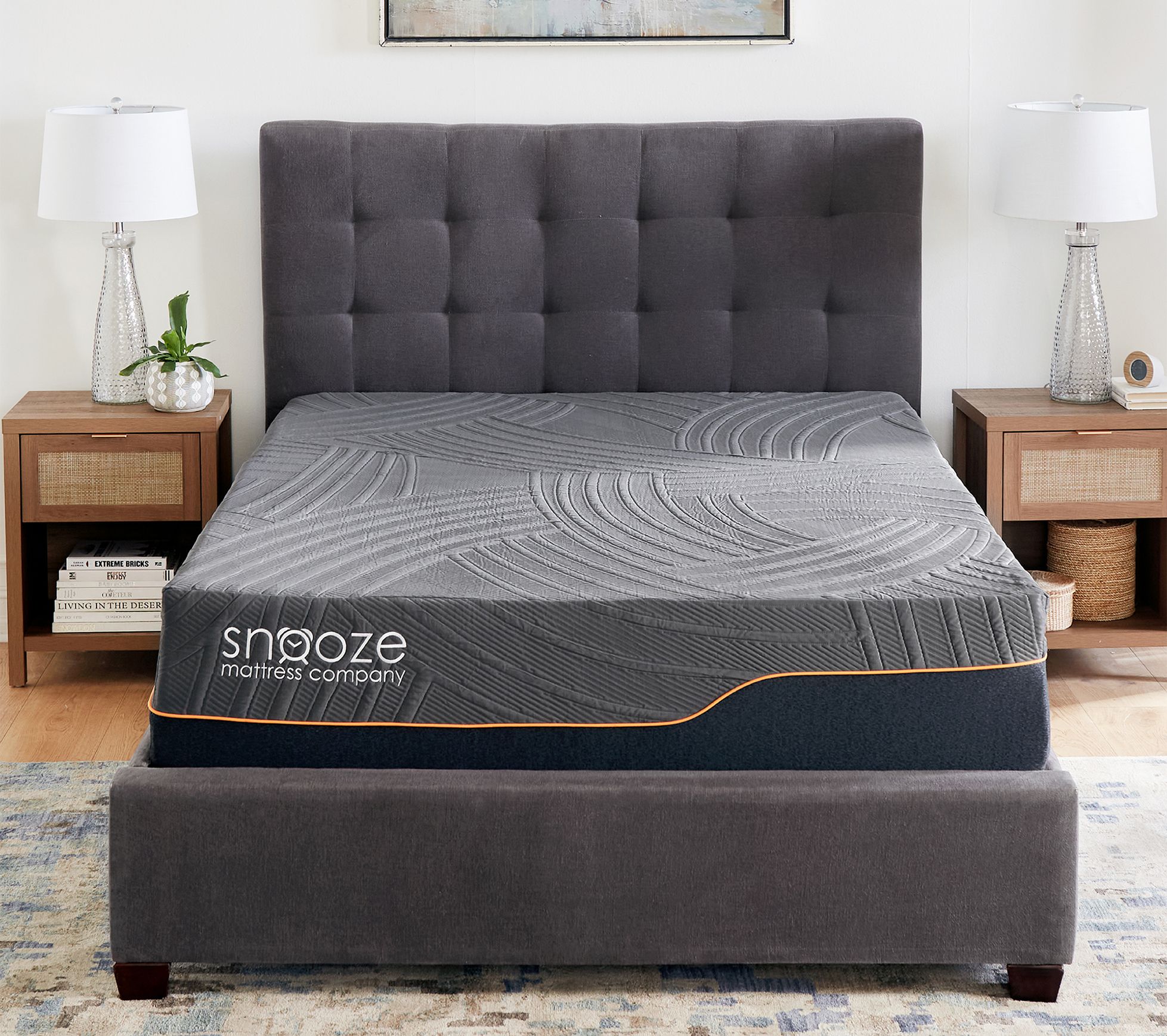Snooze 13-Inch Plush Hybrid Support Mattress-in-a-Box, King