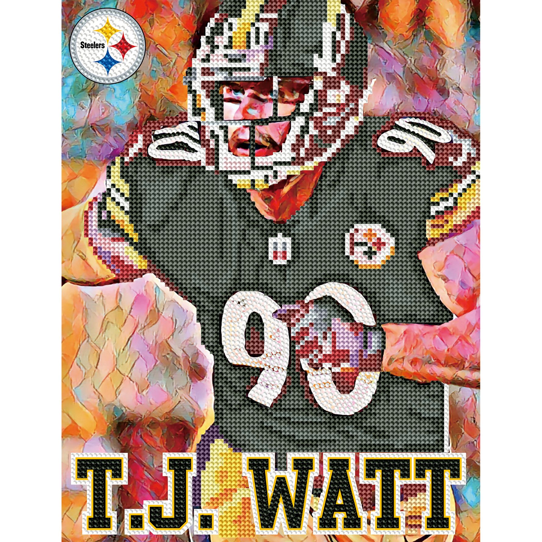 SPORTICULTURE Pittsburgh Steelers T.J. Watt Painting Craft Kit