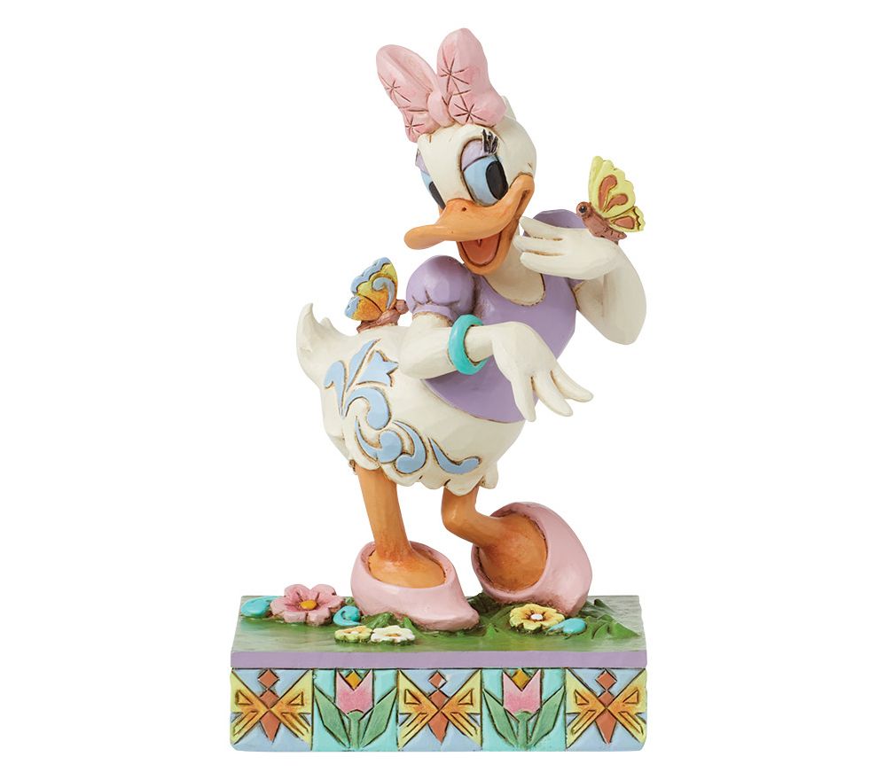 Jim Shore Disney Traditions Daisy Duck with Butterfly Figurine