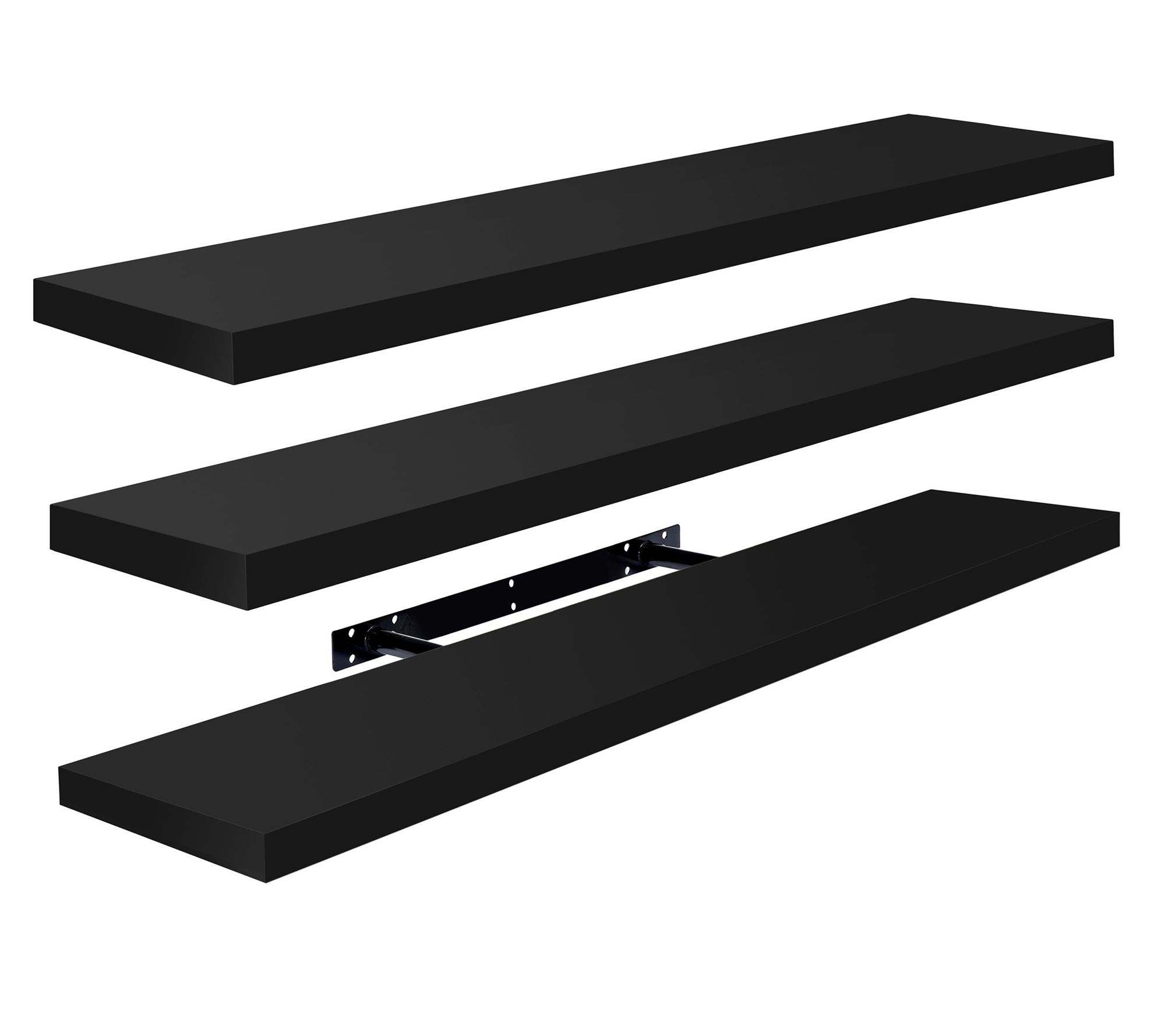 Sorbus Floating Shelves for Wall, 3 Pack Long Wall Decor