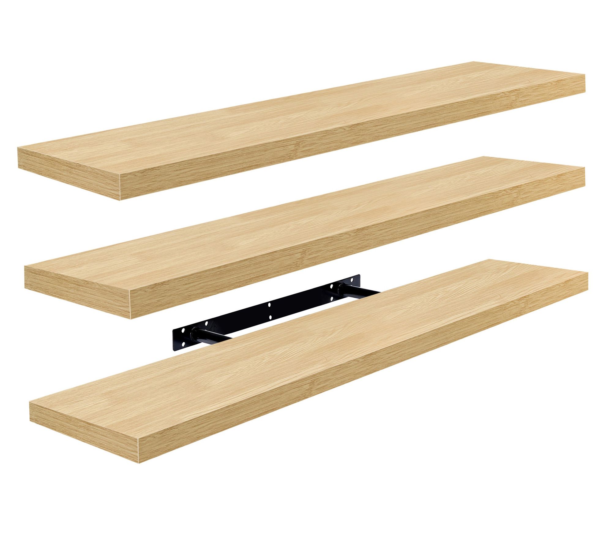 Sorbus Floating Shelves for Wall, 3 Pack Long Wall Decor