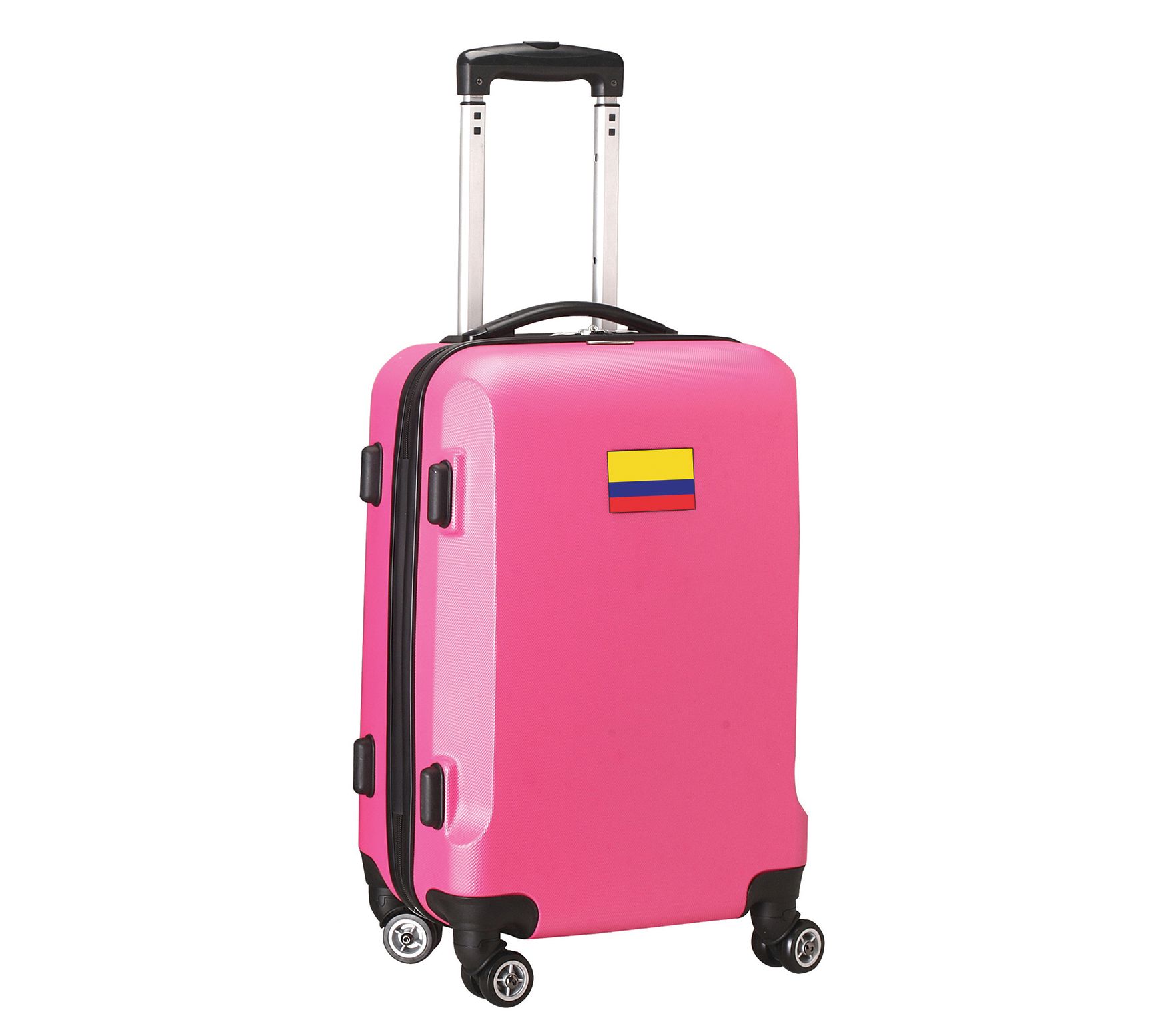 Mojo Licensing Flag 21" Carry-On Hardcase Spinner, Pink
