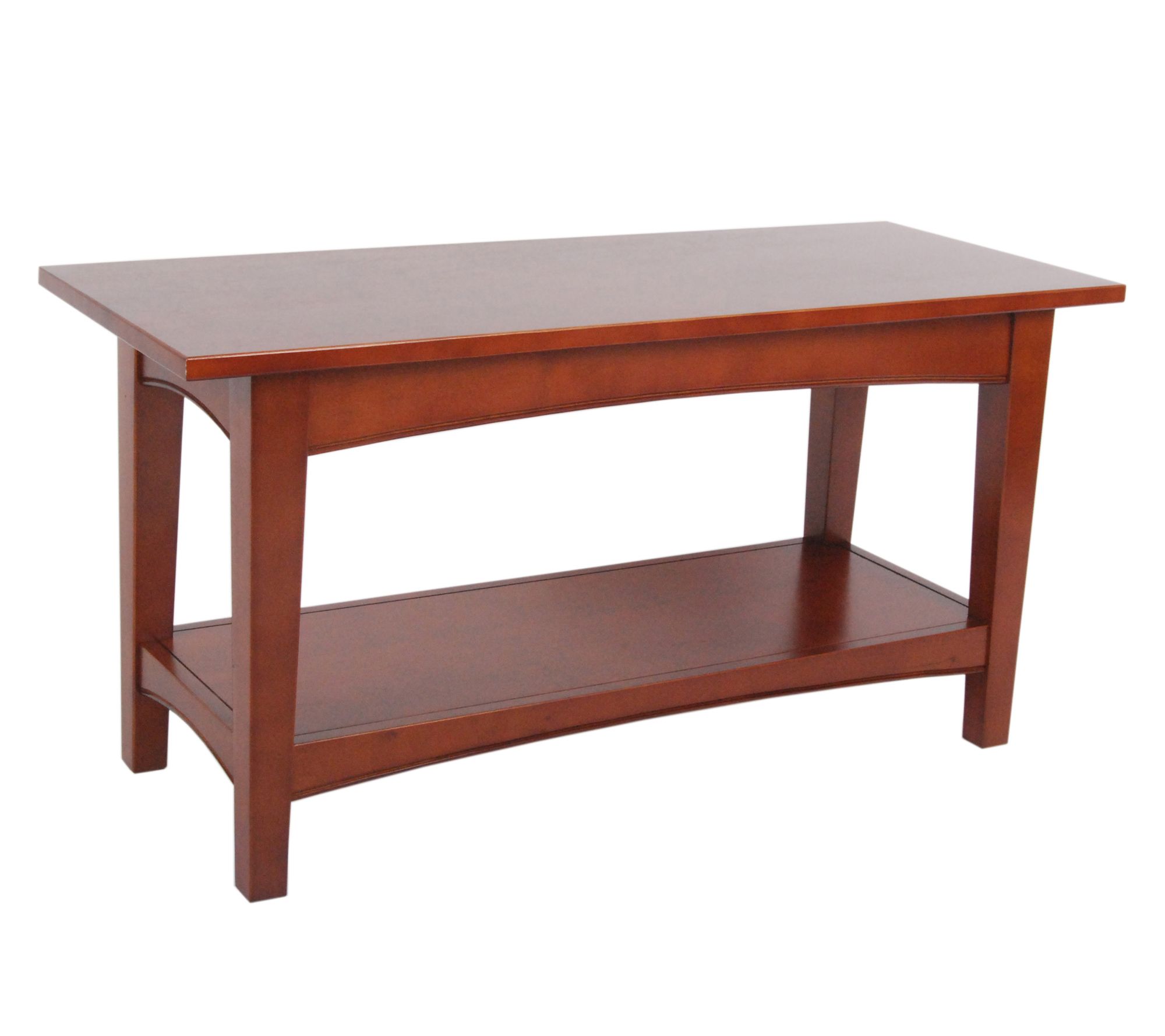 Alaterre Furniture Shaker Cottage Bench Entryway Coffee Table