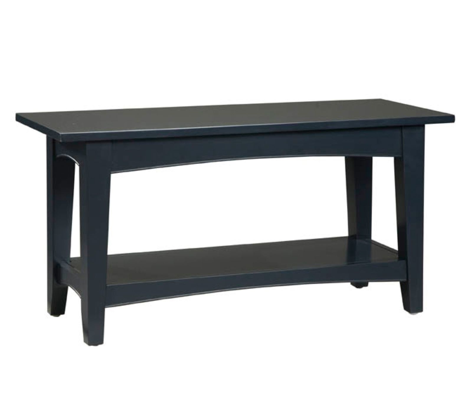 Alaterre Furniture Shaker Cottage Bench Entryway Coffee Table