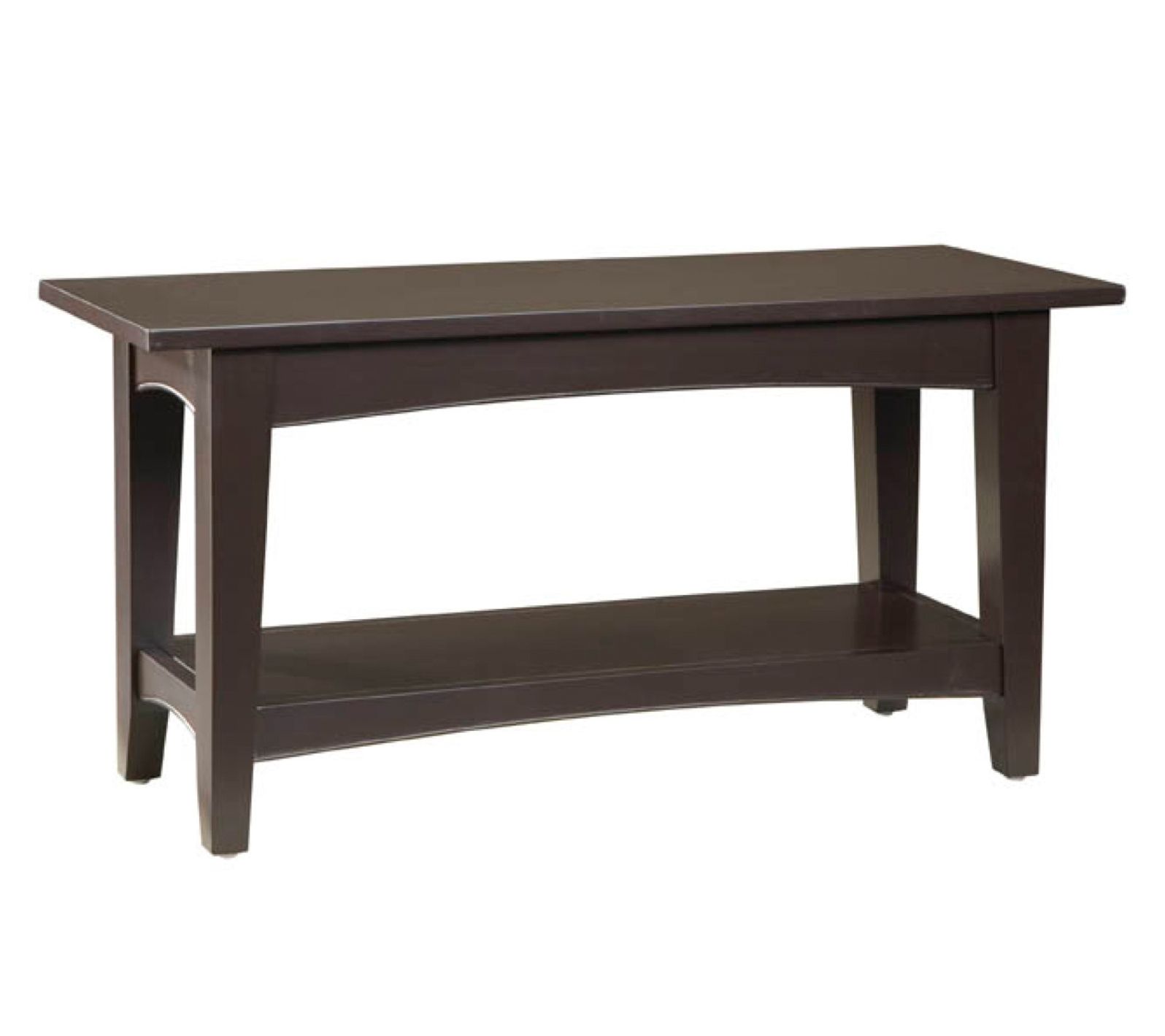 Alaterre Furniture Shaker Cottage Bench Entryway Coffee Table
