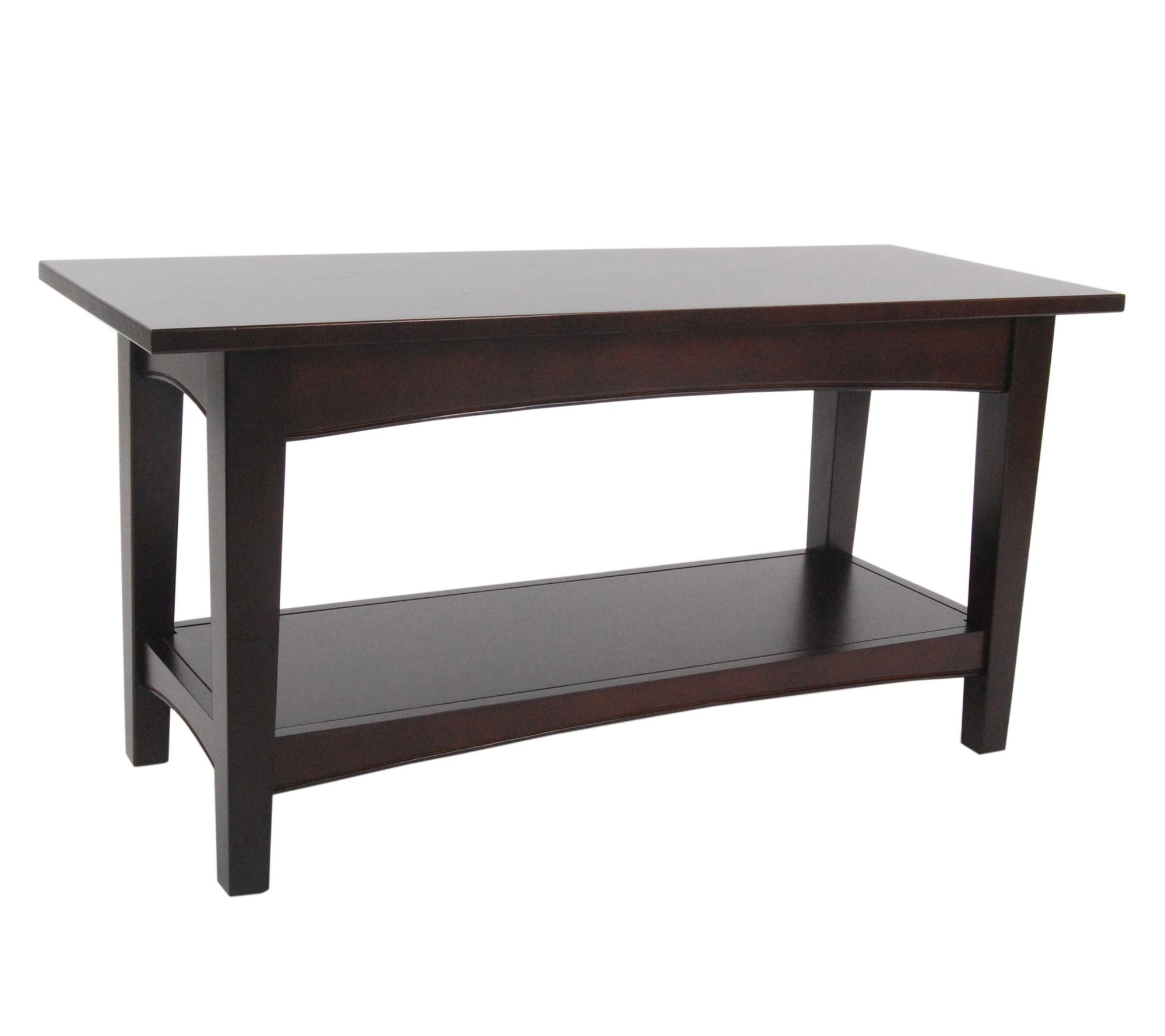 Alaterre Furniture Shaker Cottage Bench Entryway Coffee Table