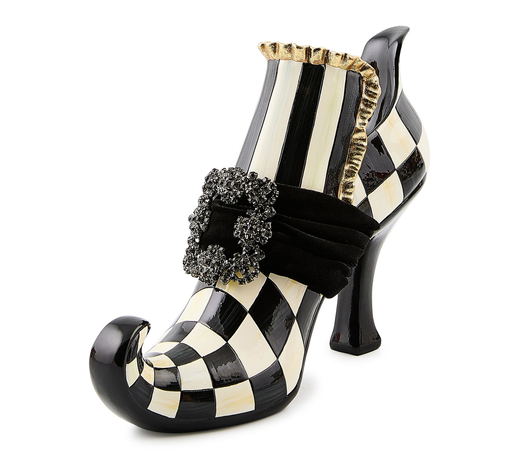 MacKenzie-Childs Courtly Check Witch's Shoe