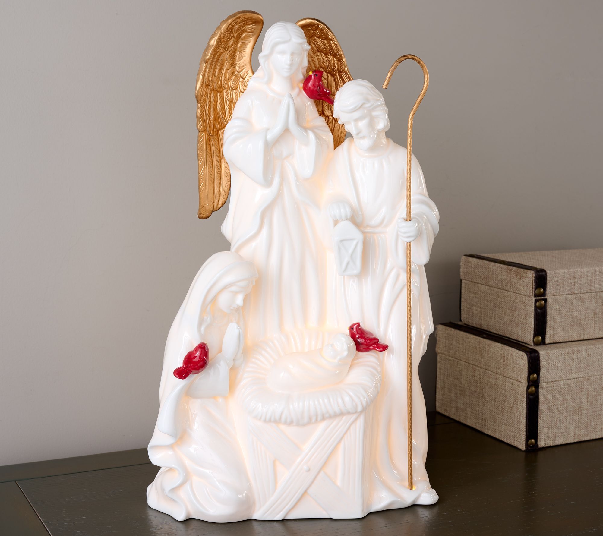 "As Is" Jane x Home Reflections 17" Ceramic Nativity
