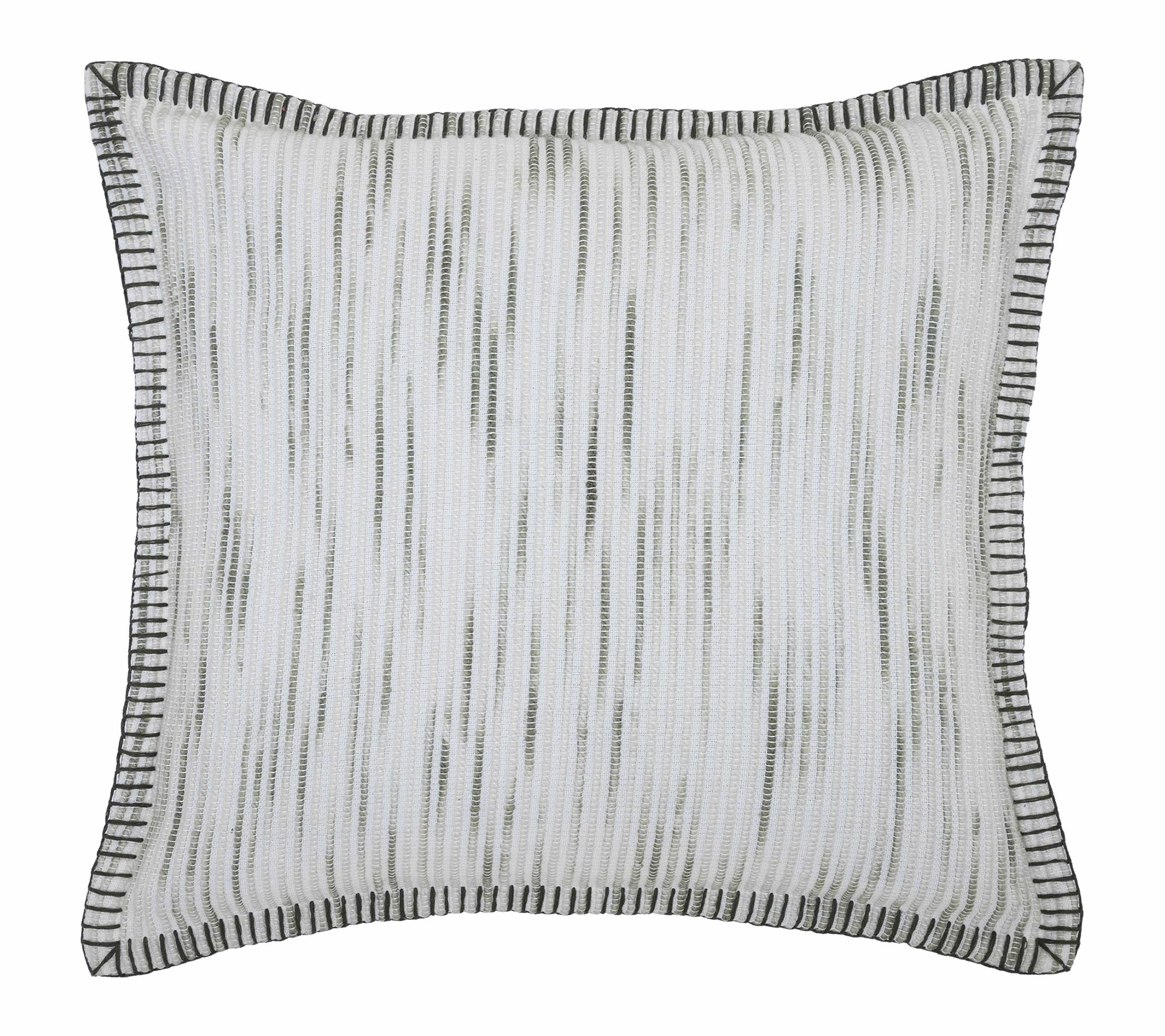 Tahari Home Polly Blanket Stitch Decorative Pillow, 20" x 20"