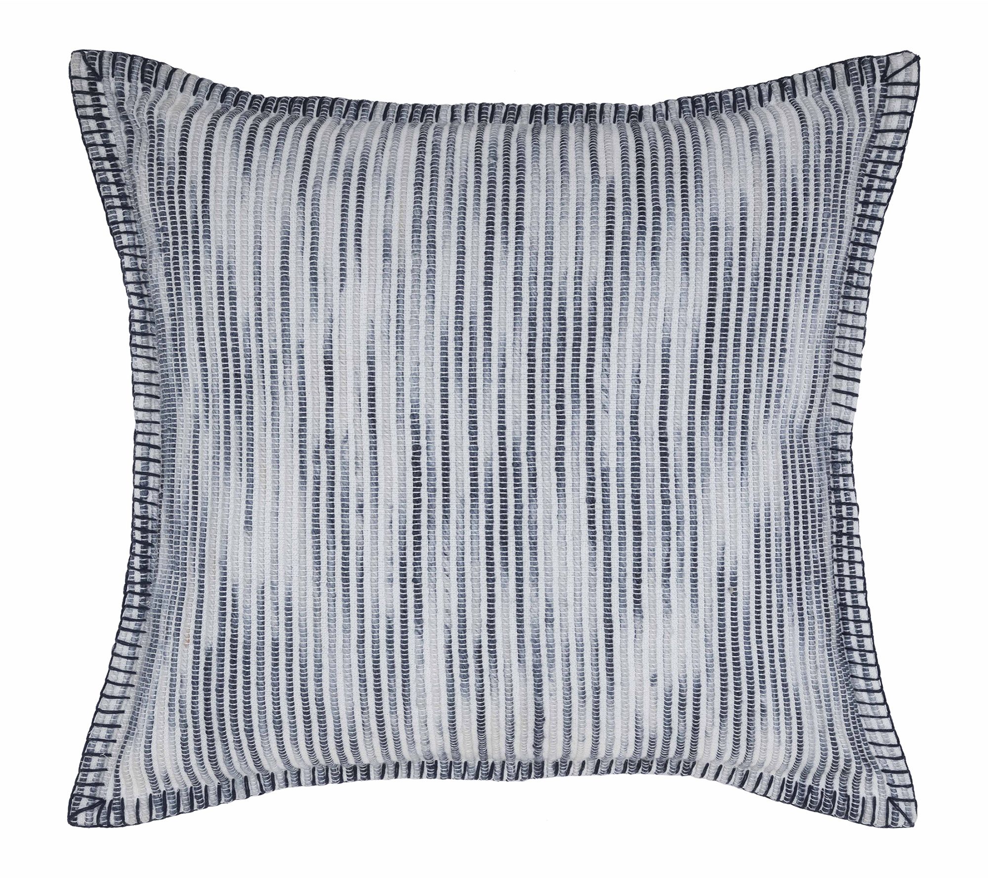 Tahari Home Polly Blanket Stitch Decorative Pillow, 20" x 20"