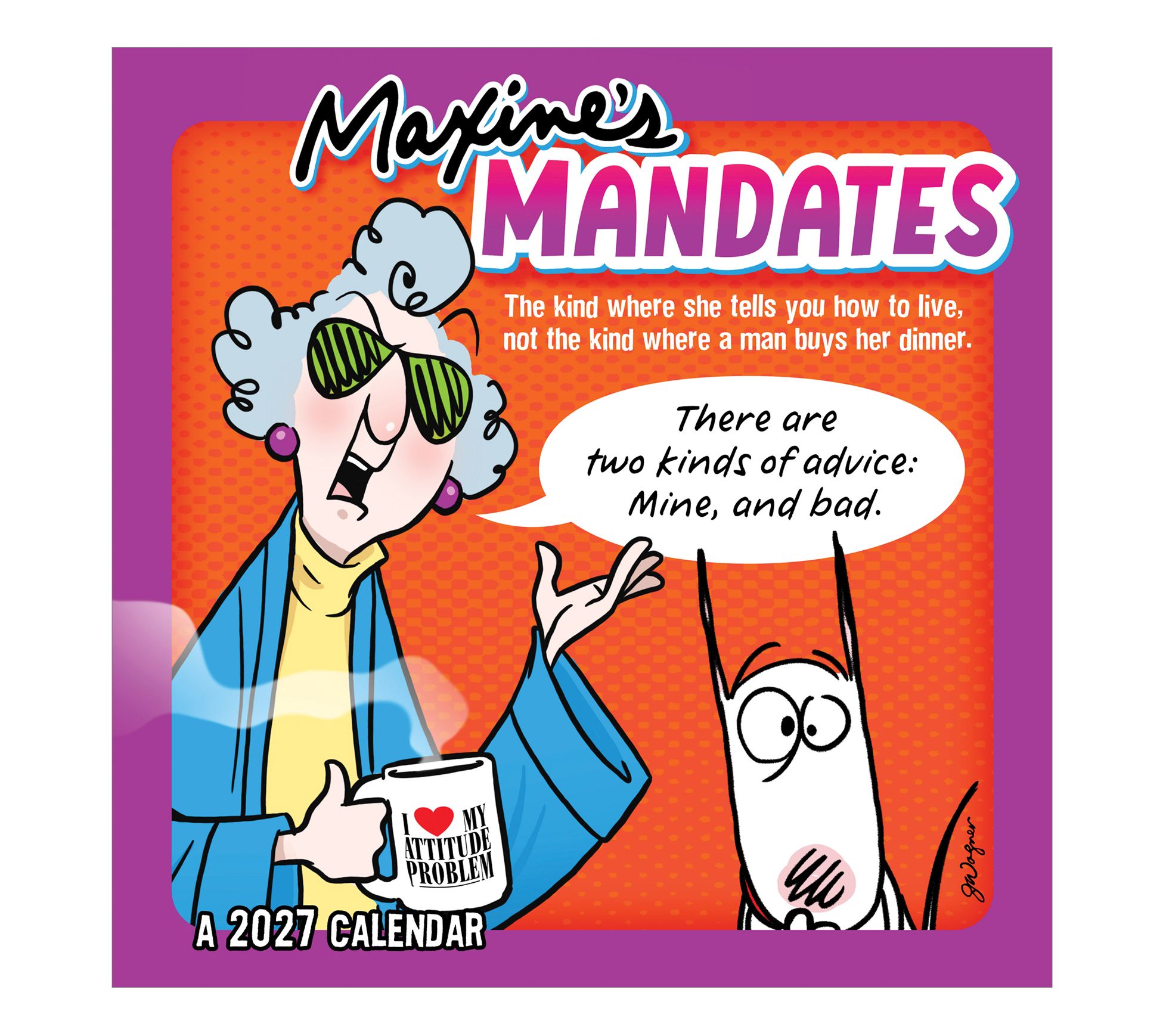 2027 Maxine Wall Calendar