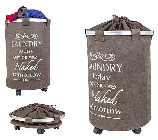 dbest products Laundry Trolley 360 - Brown