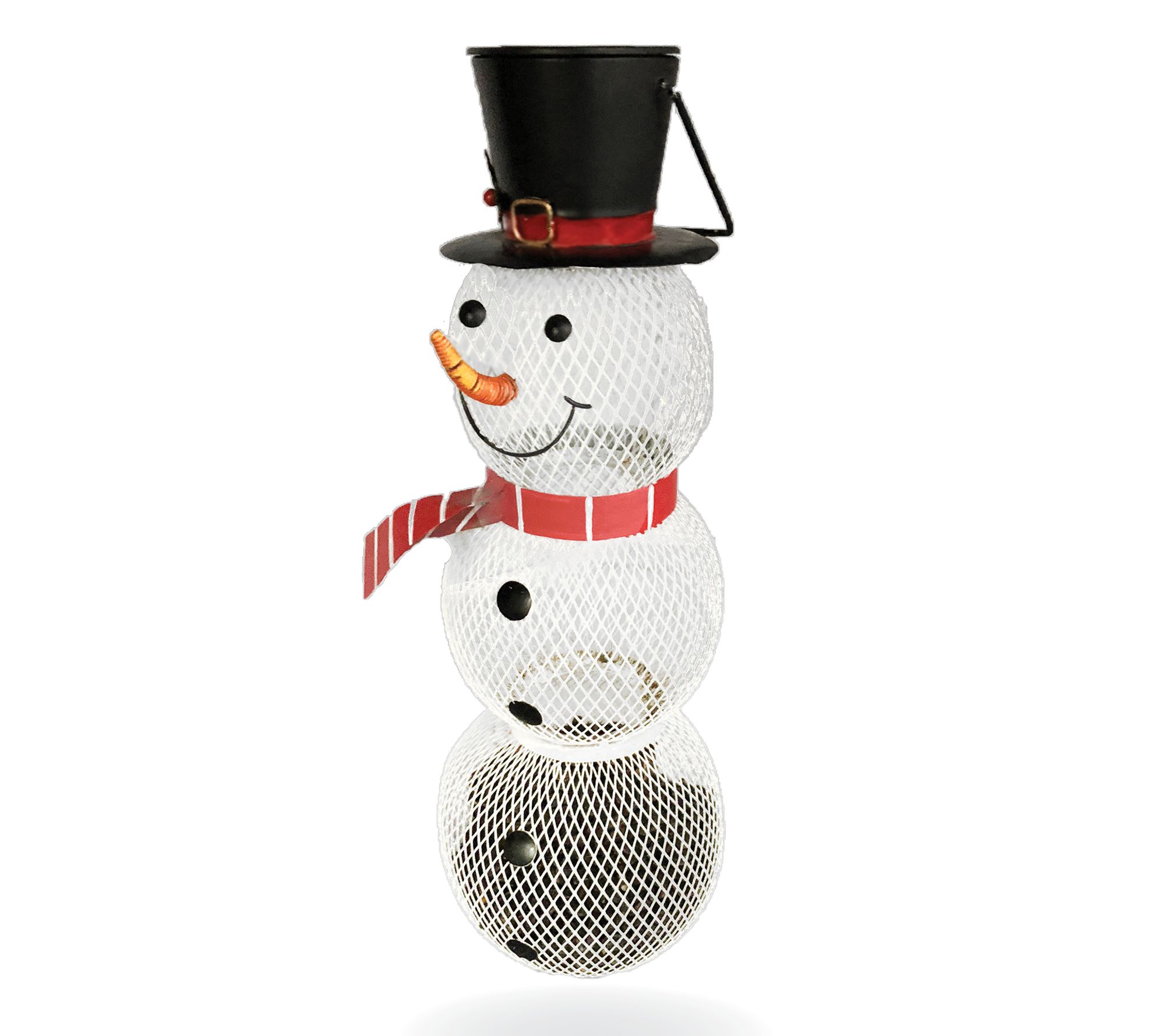 Backyard Expressions Snowman Bird Feeder w/ Solr Light