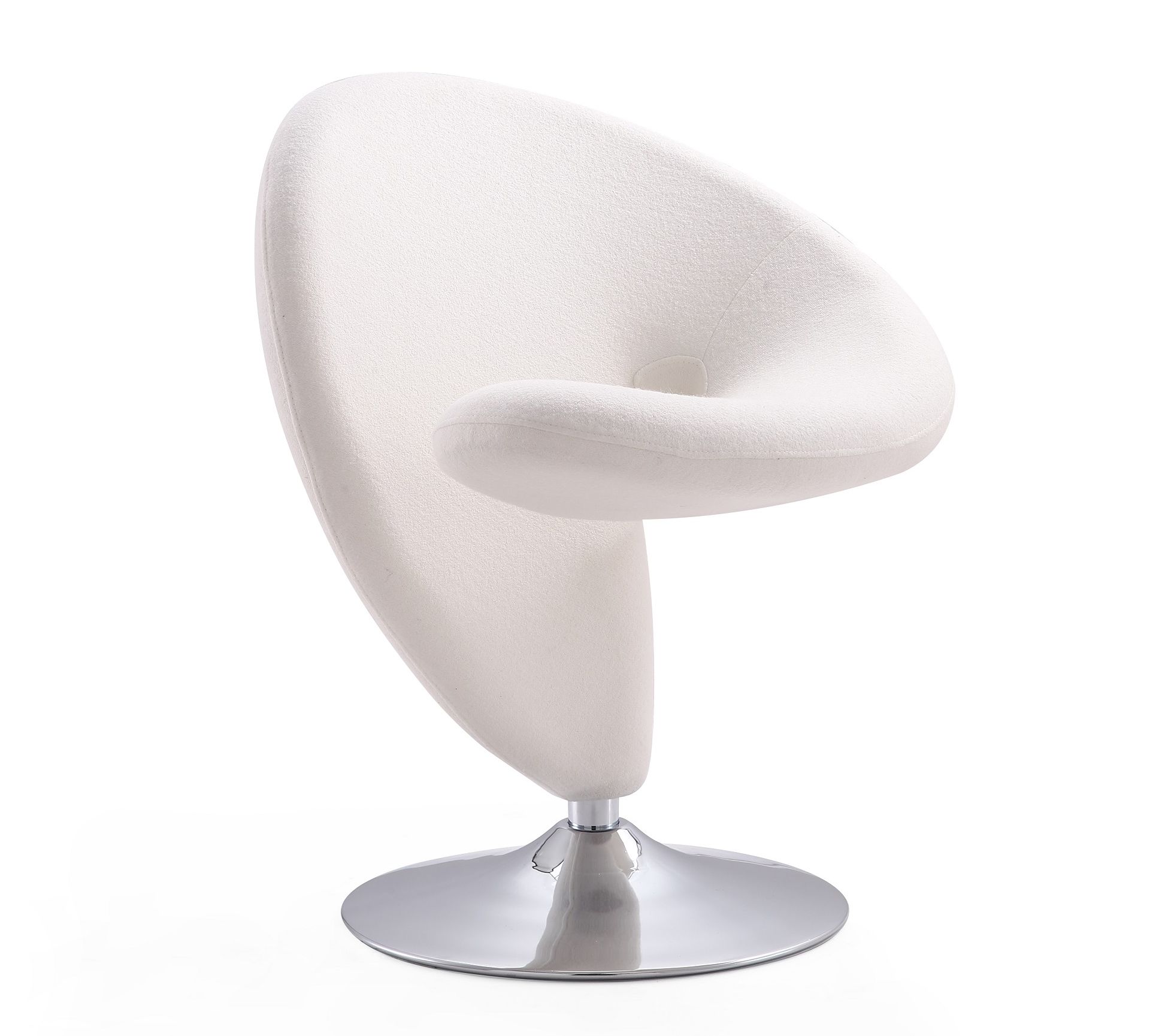 Curl Swivel Accent Chair