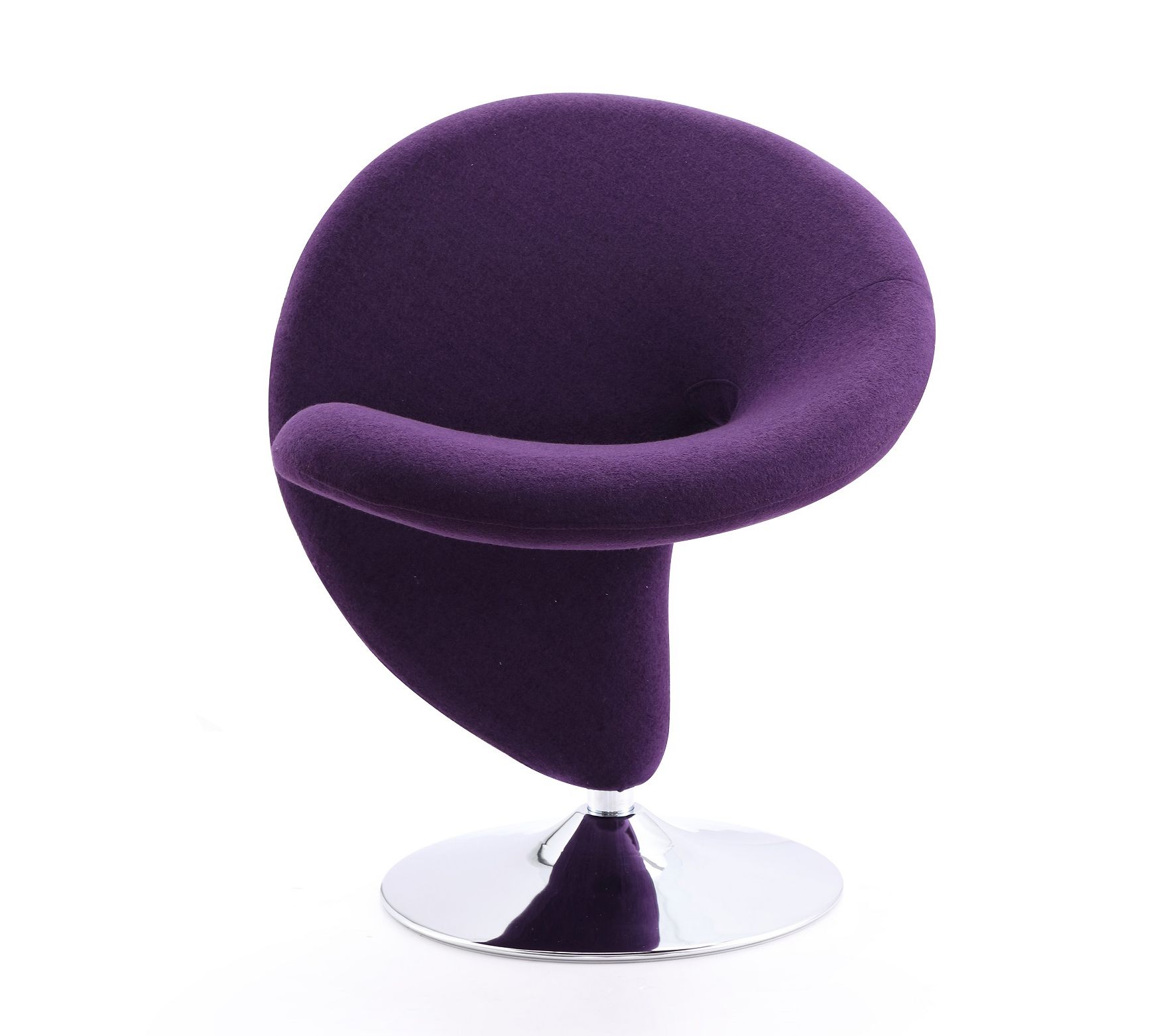 Curl Swivel Accent Chair