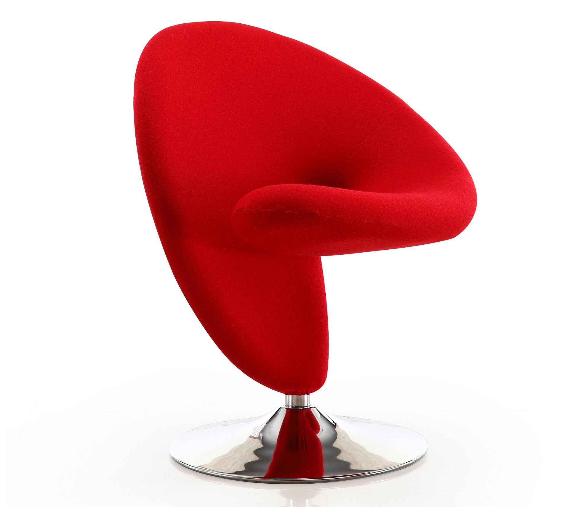 Curl Swivel Accent Chair
