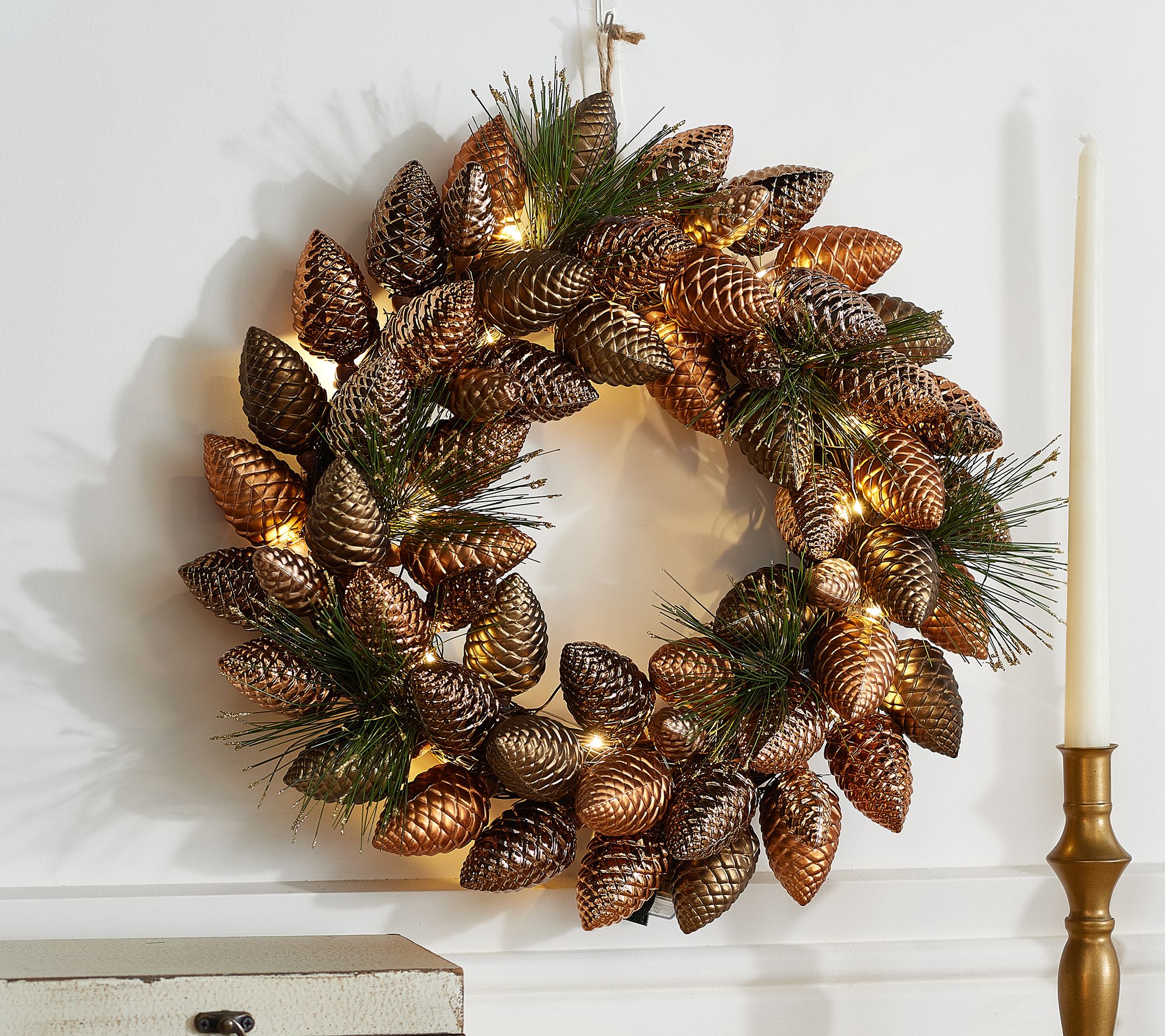 Pine Cone Picks Craft Wreath Table or General Decorations New Old Stock 4  Large