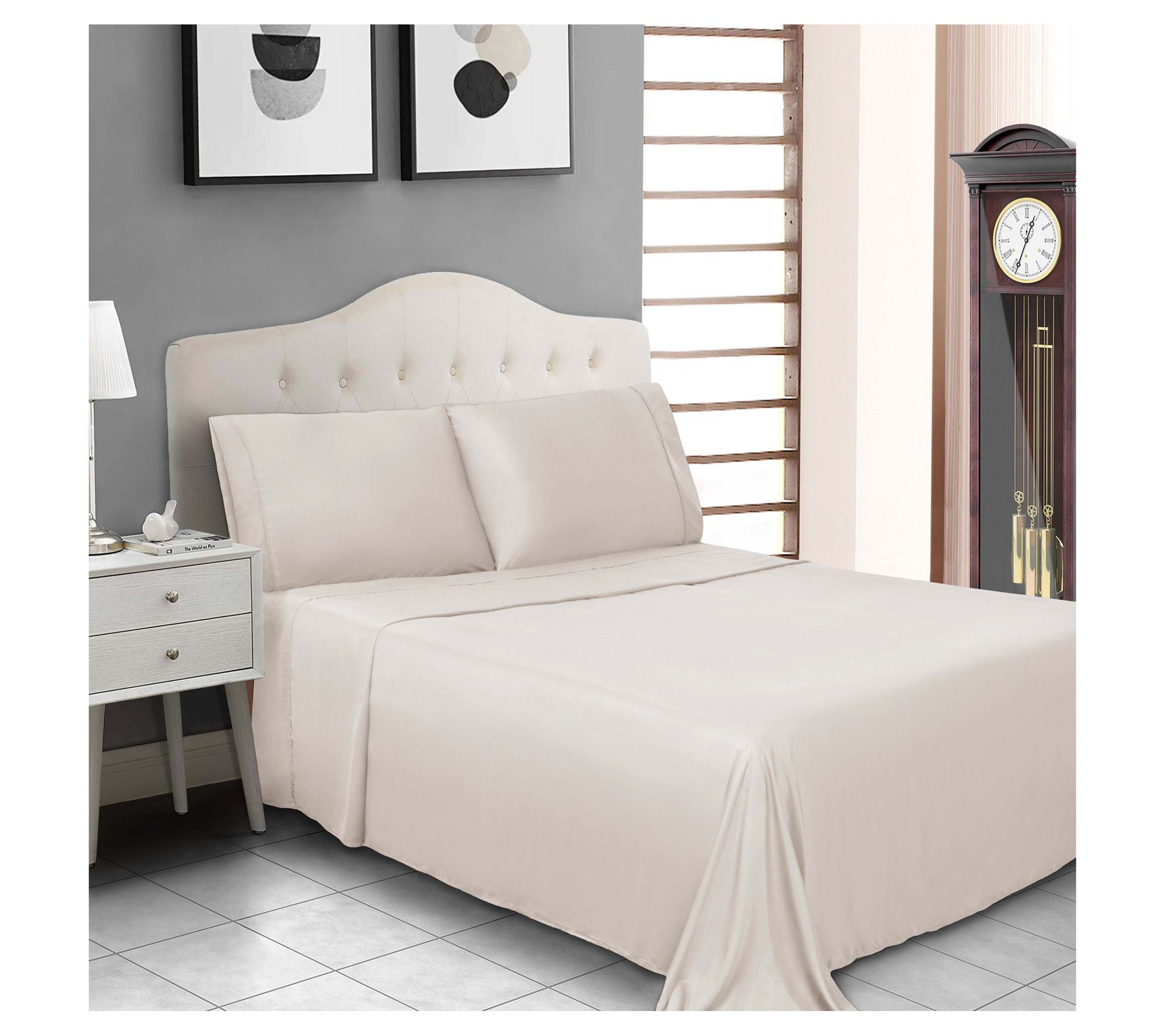 Superior 300TC Silky Sheets Set, Queen