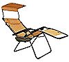 Bliss 30" Wide Lounger w/ Adjustable Canopy & D rink Holder, 1 of 4